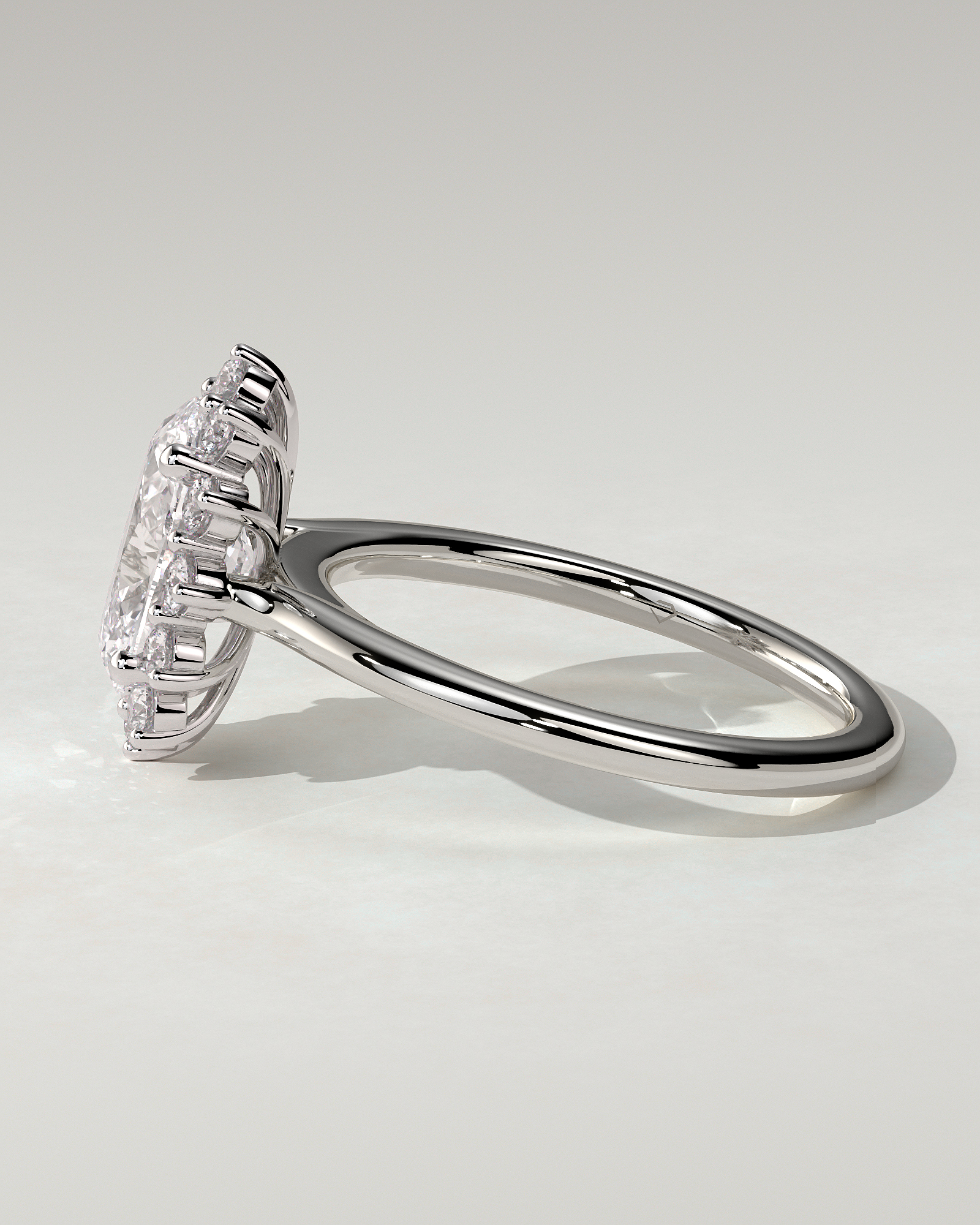 Arielle Halo Oval Ring