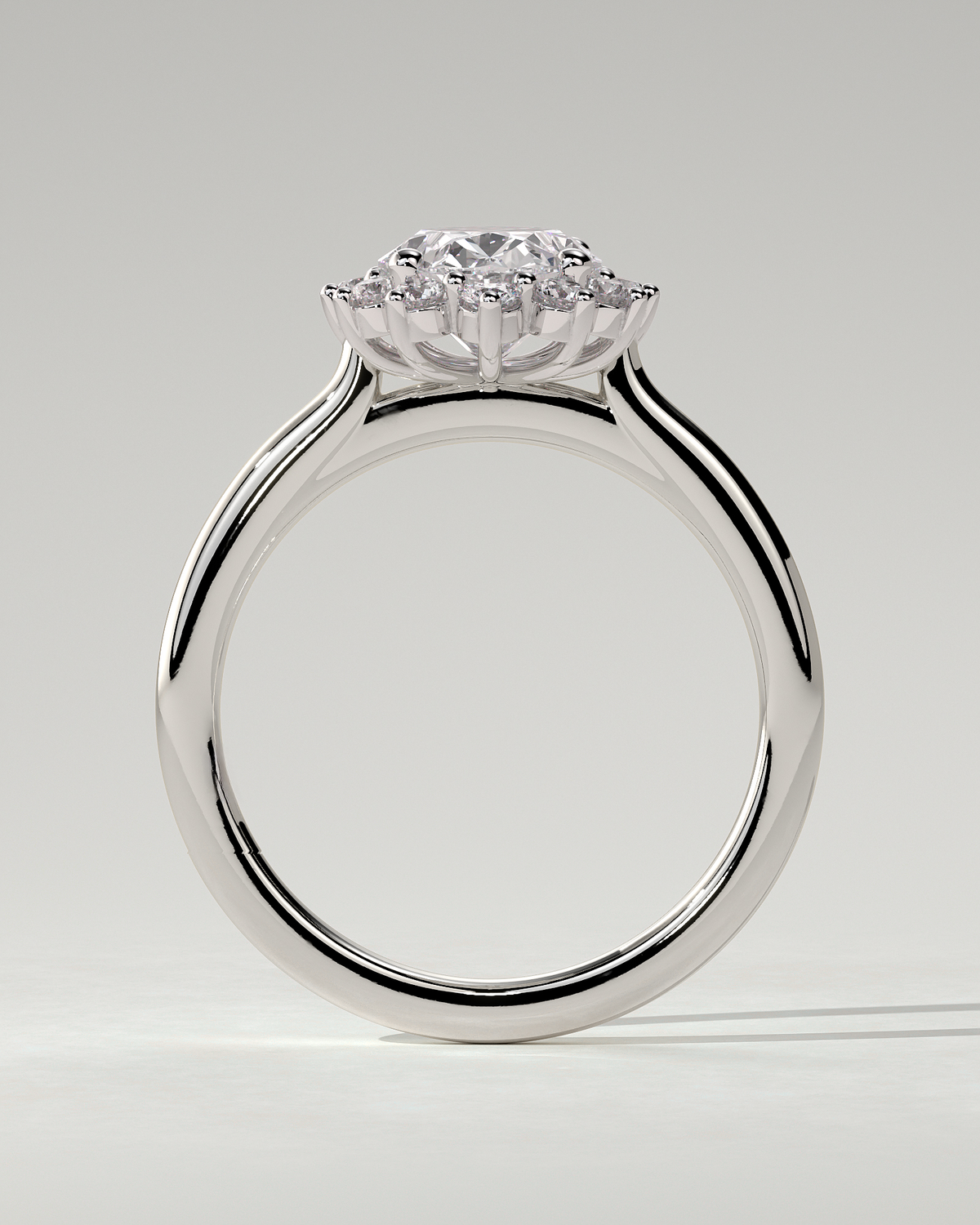Arielle Halo Oval Ring