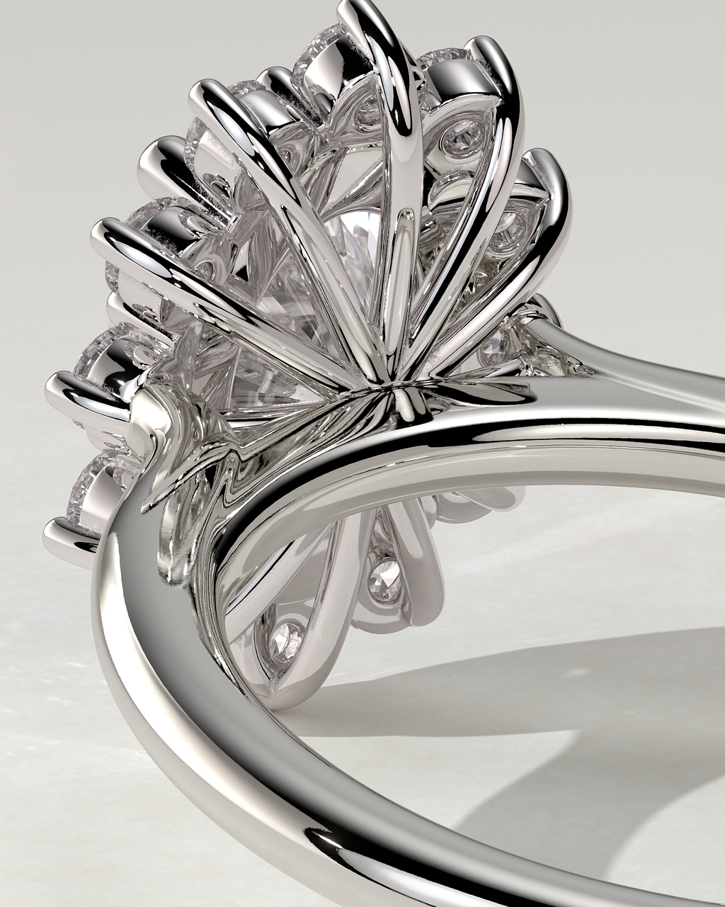 Arielle Halo Oval Ring