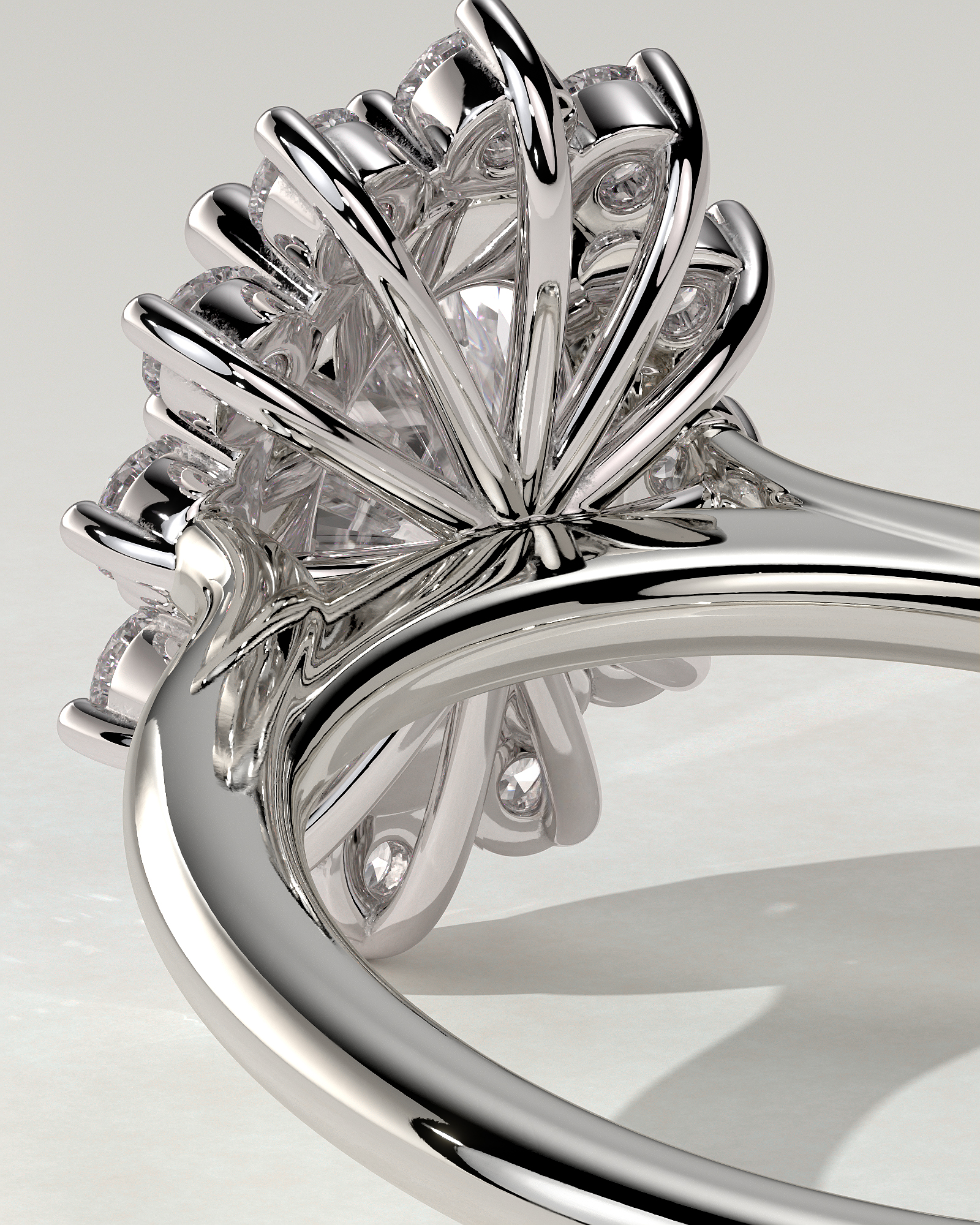 Arielle Halo Oval Ring