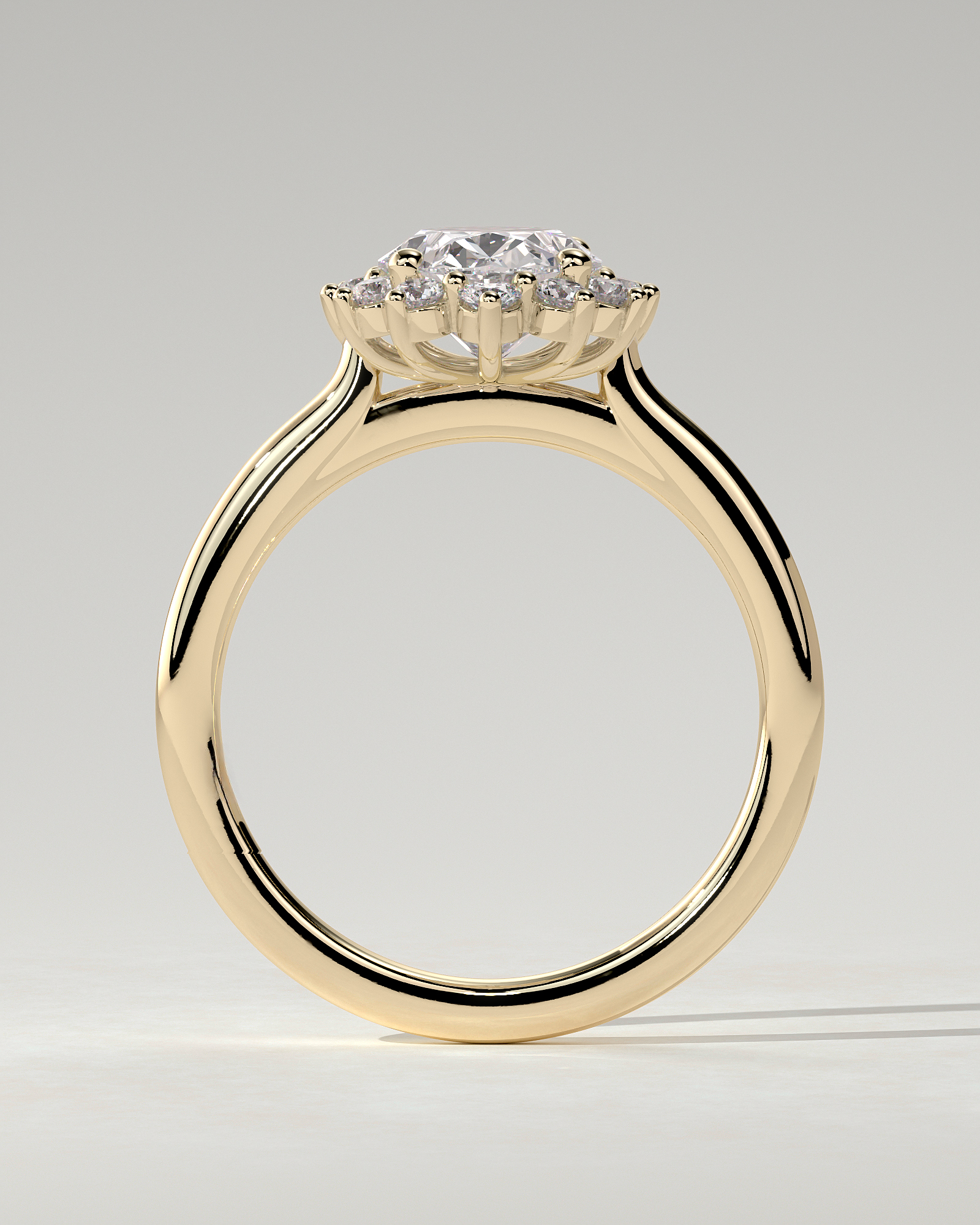 Arielle Halo Oval Ring