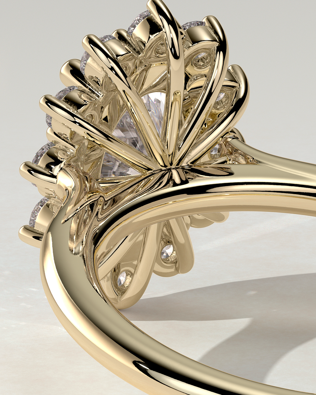 Arielle Halo Oval Ring