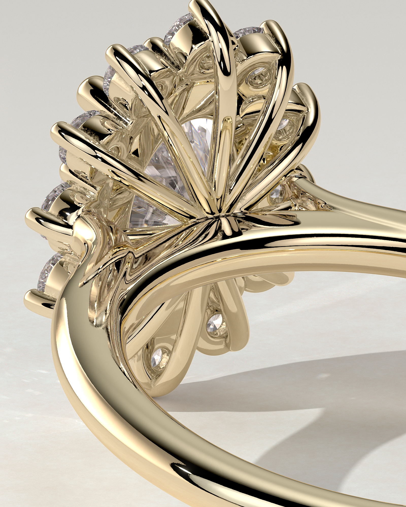 Arielle Halo Oval Ring