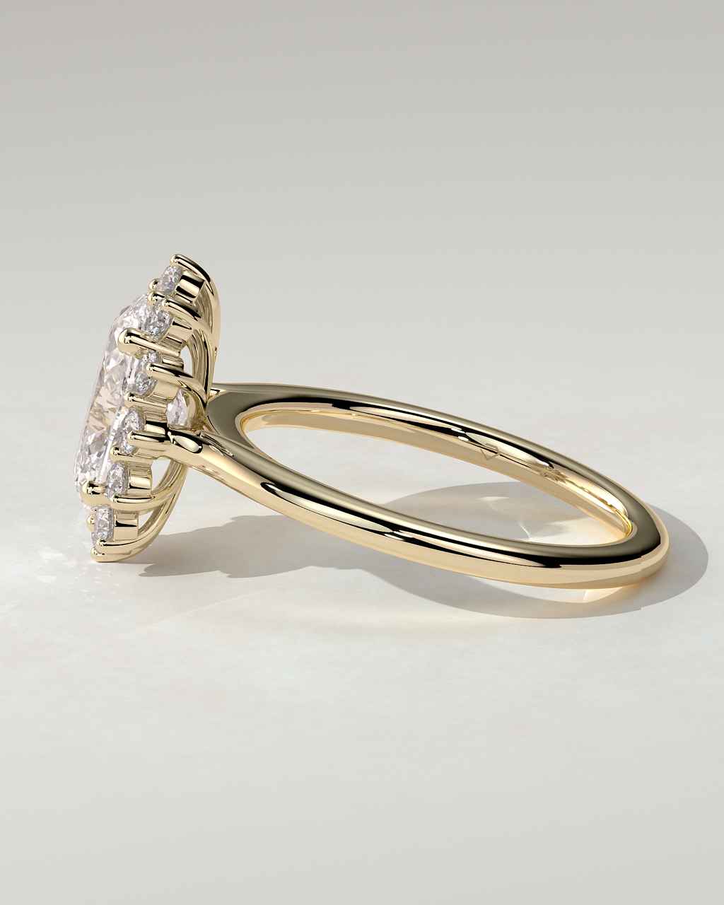 Arielle Halo Oval Ring