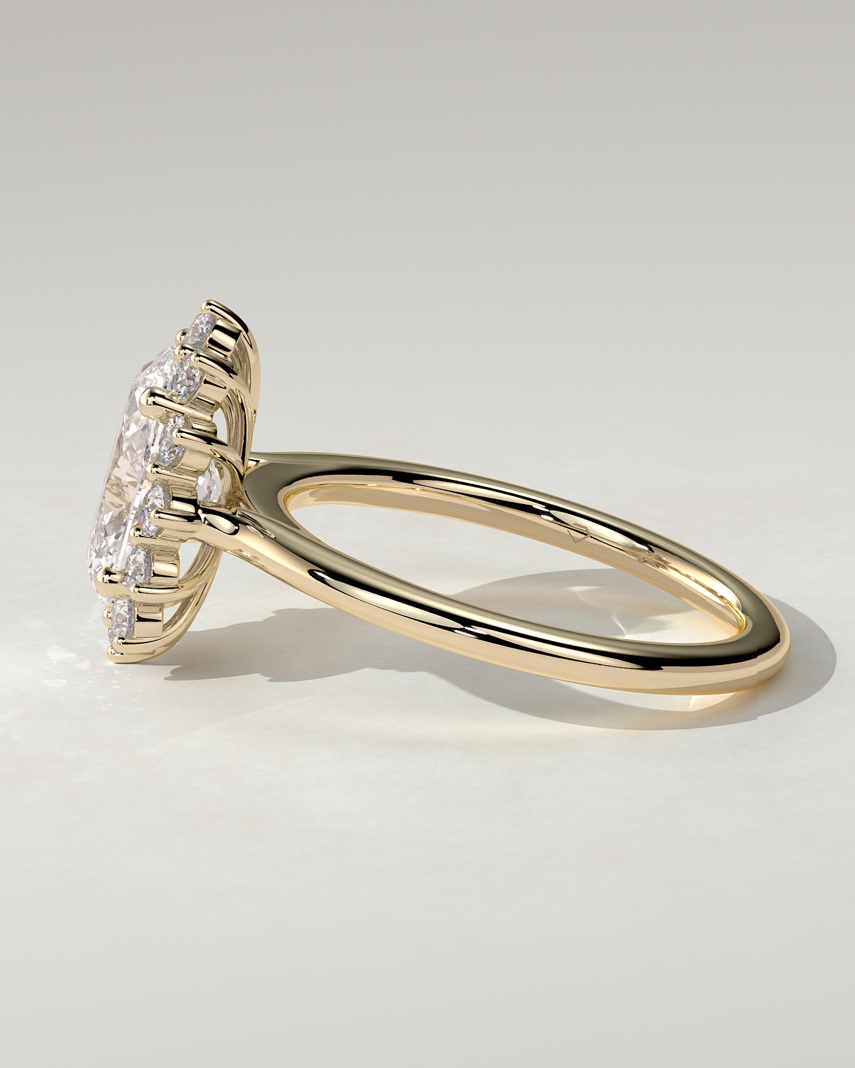 Arielle Halo Oval Ring