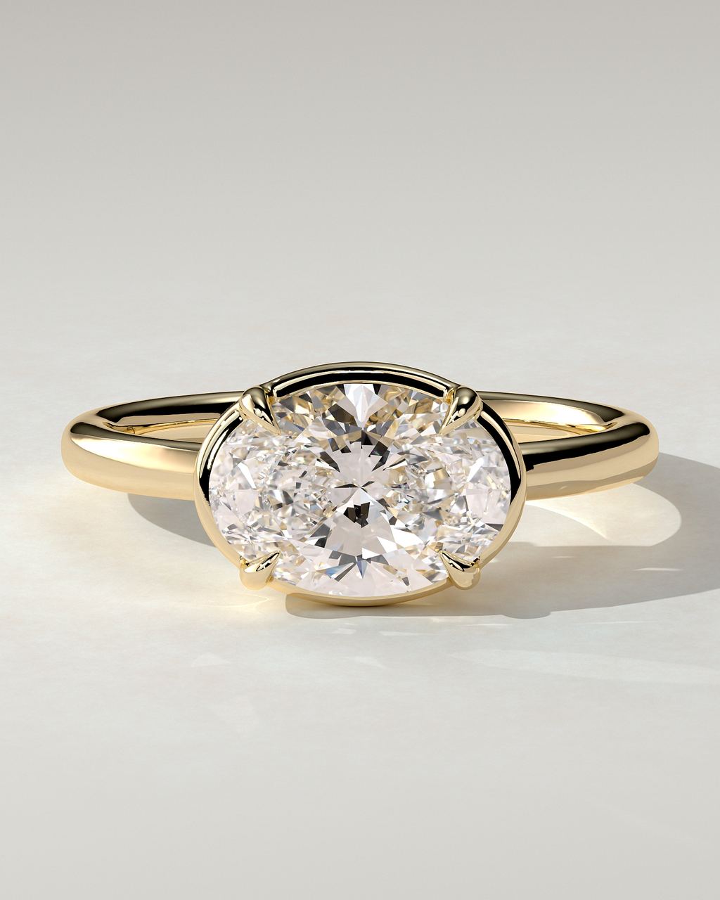 Arlo Bezel Oval Ring