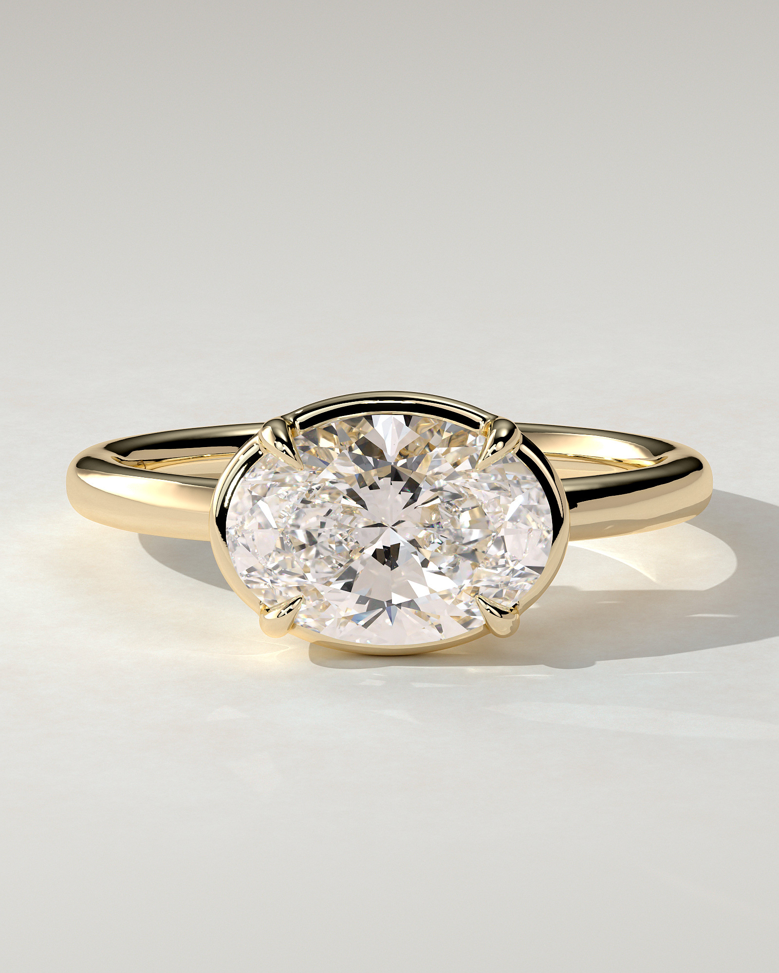 Arlo Bezel Oval Ring