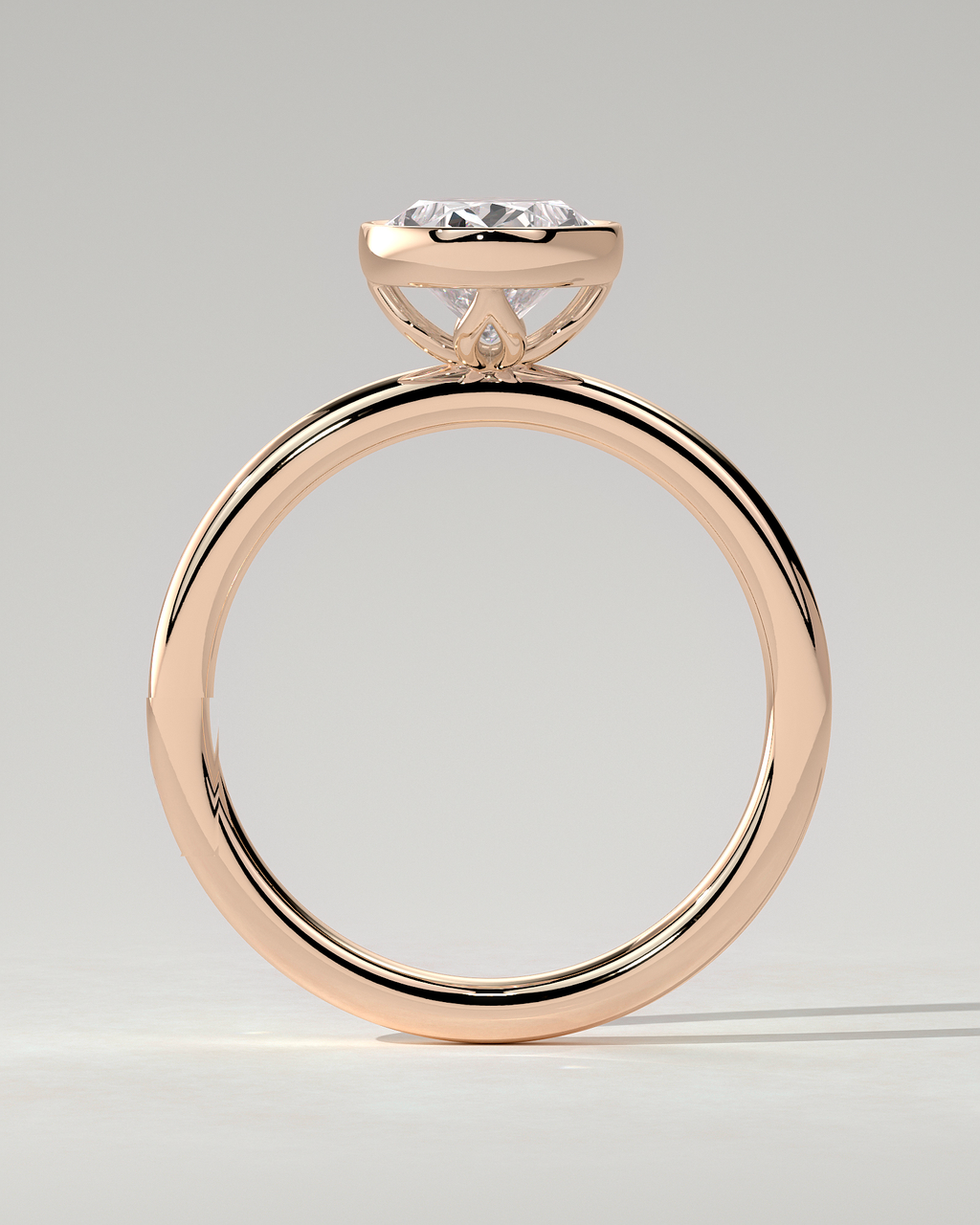 Armani Bezel Round Ring