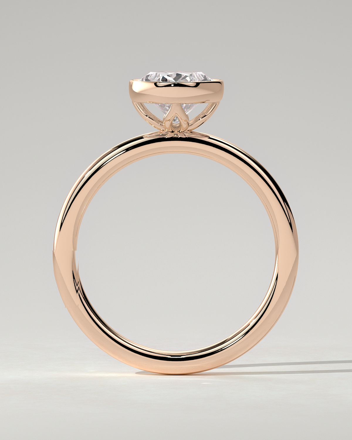 Armani Bezel Round Ring