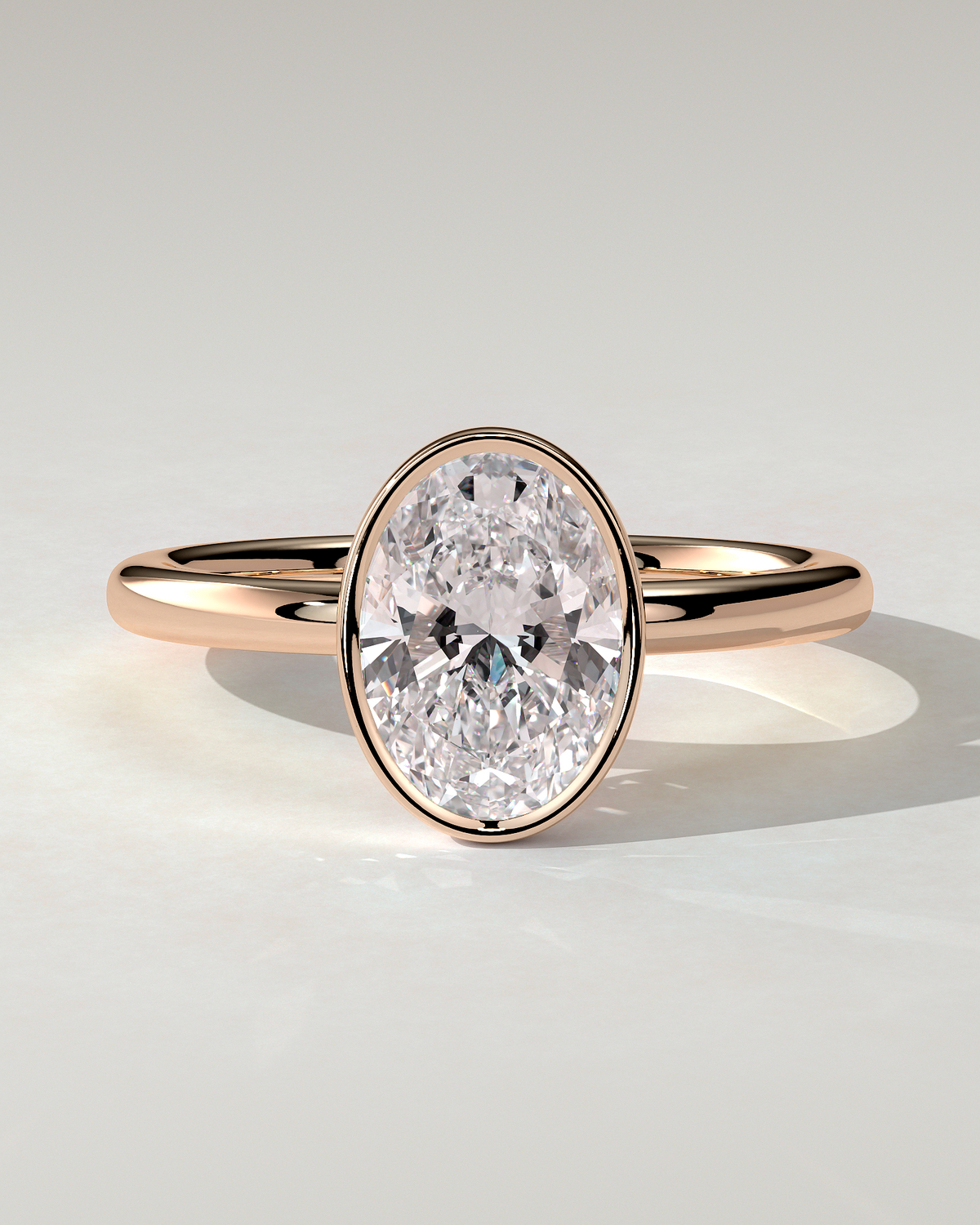 Armani Bezel Round Ring
