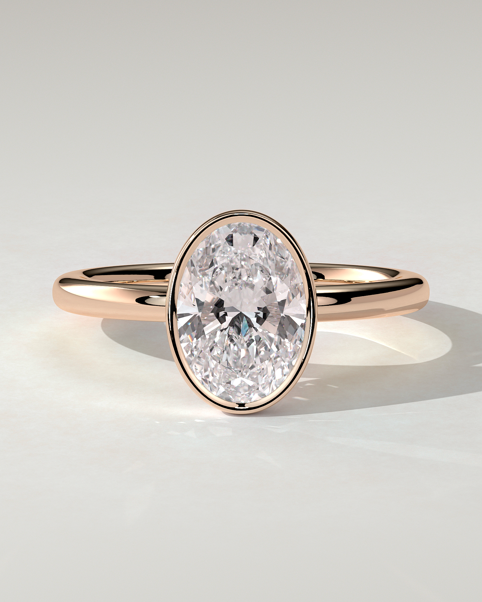 Armani Bezel Round Ring