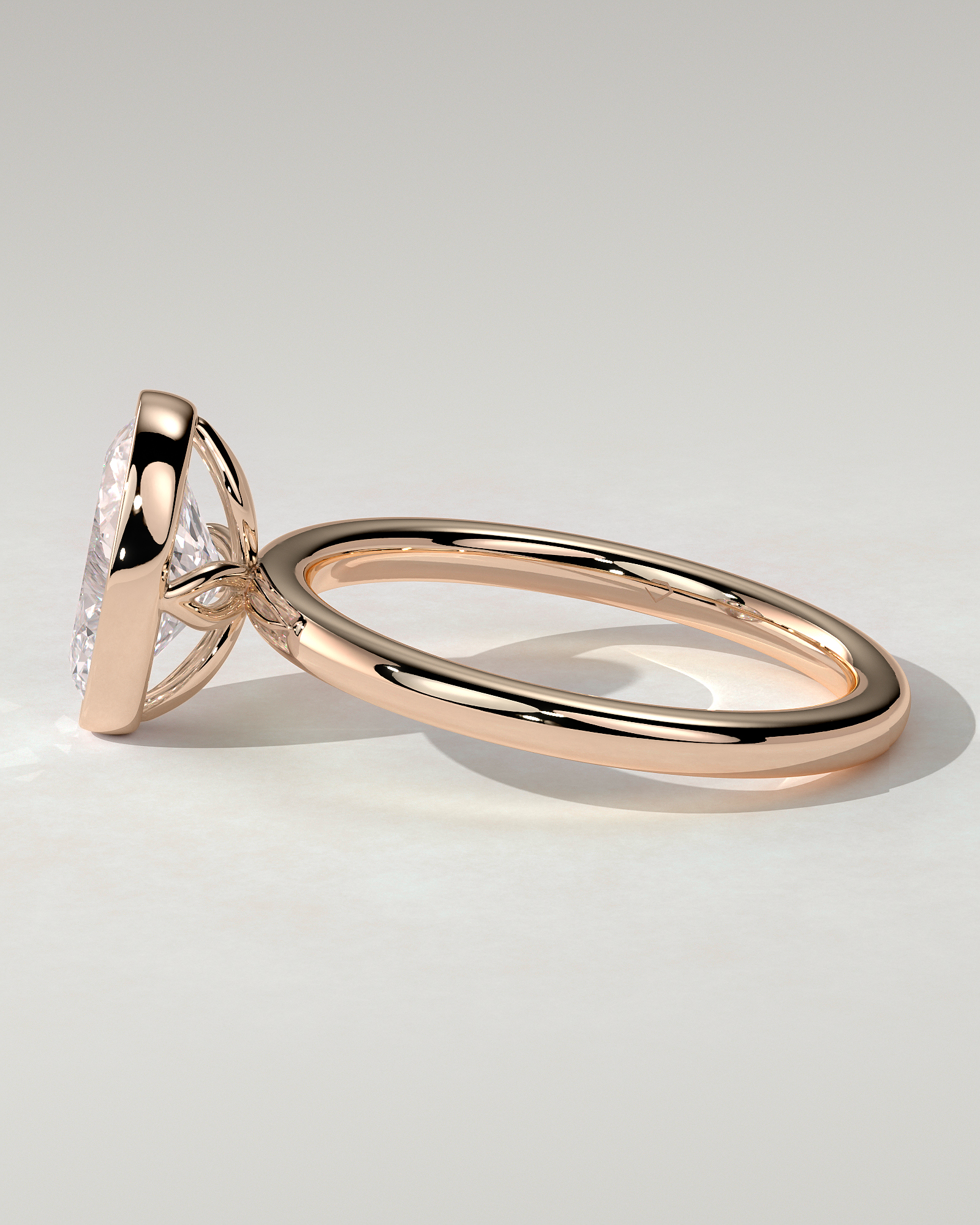 Armani Bezel Round Ring