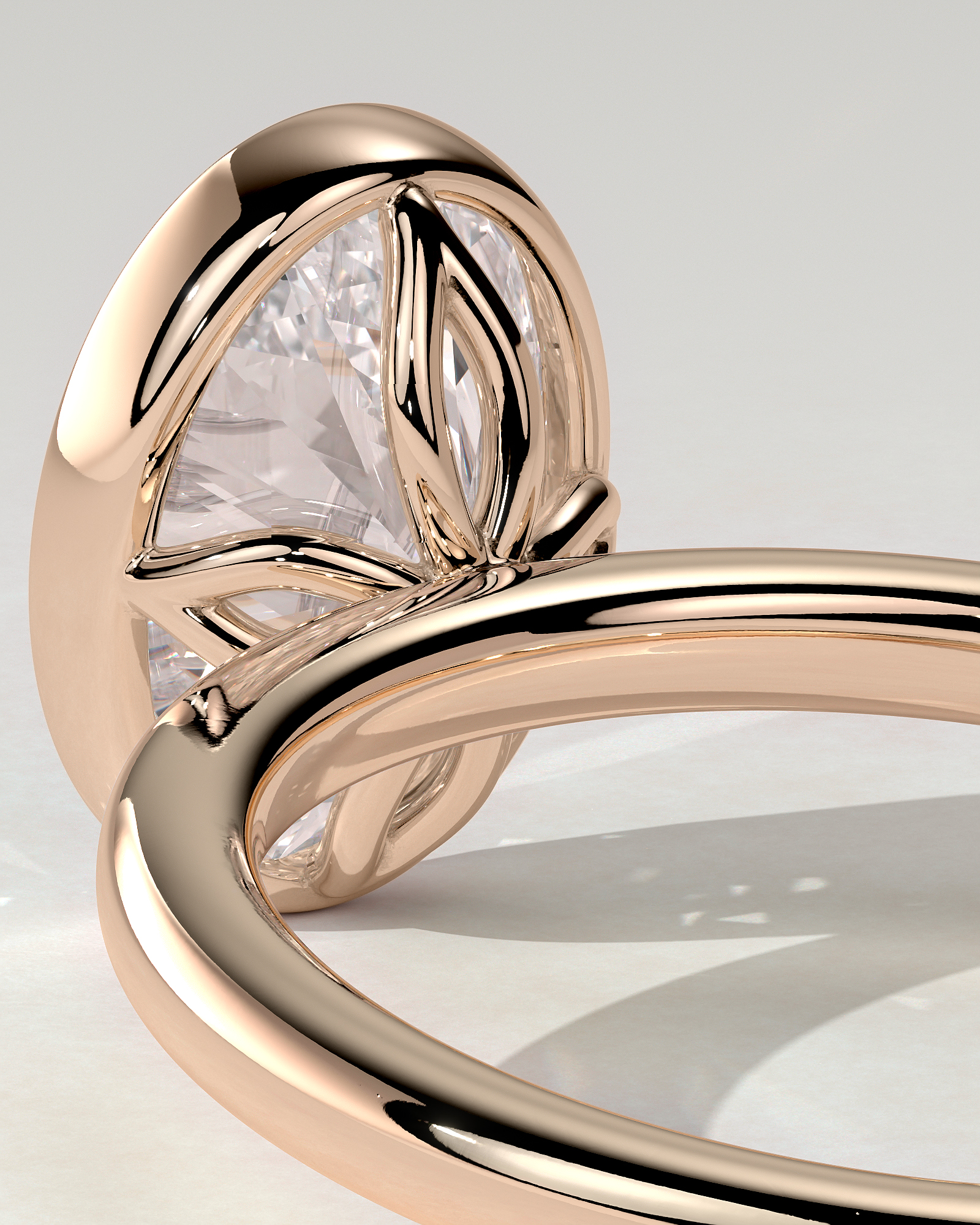 Armani Bezel Round Ring