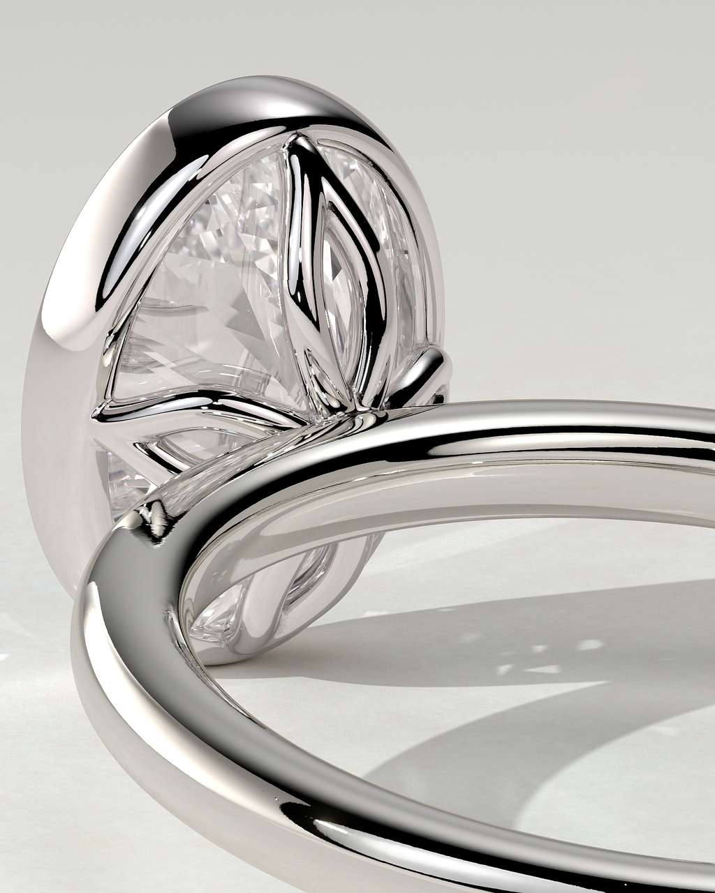 Armani Bezel Round Ring