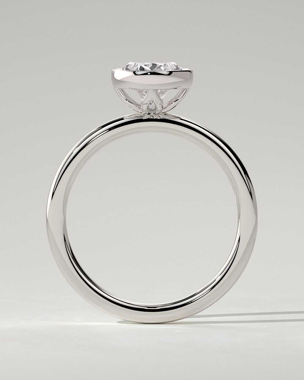 Armani Bezel Round Ring
