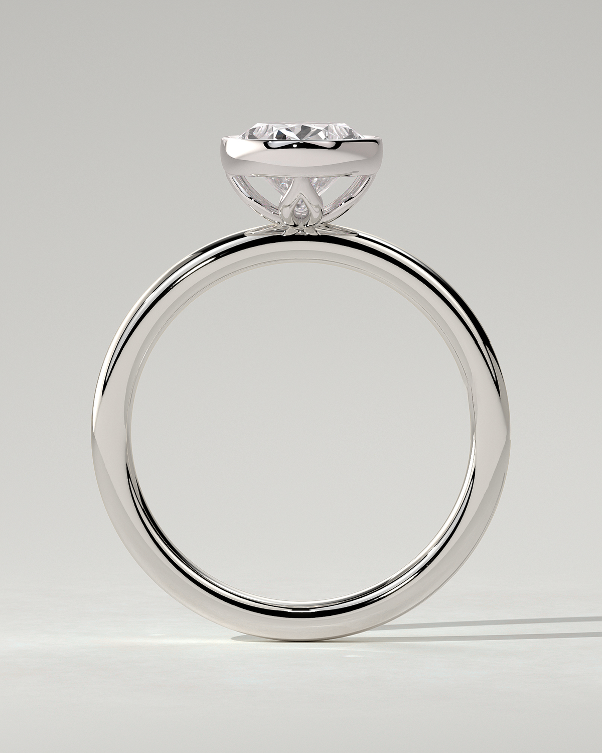 Armani Bezel Round Ring