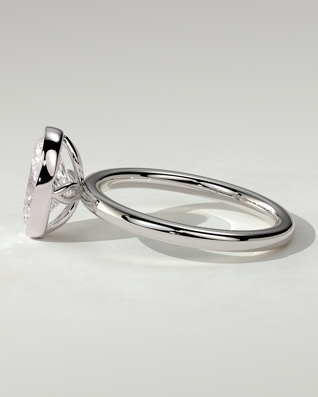 Armani Bezel Round Ring