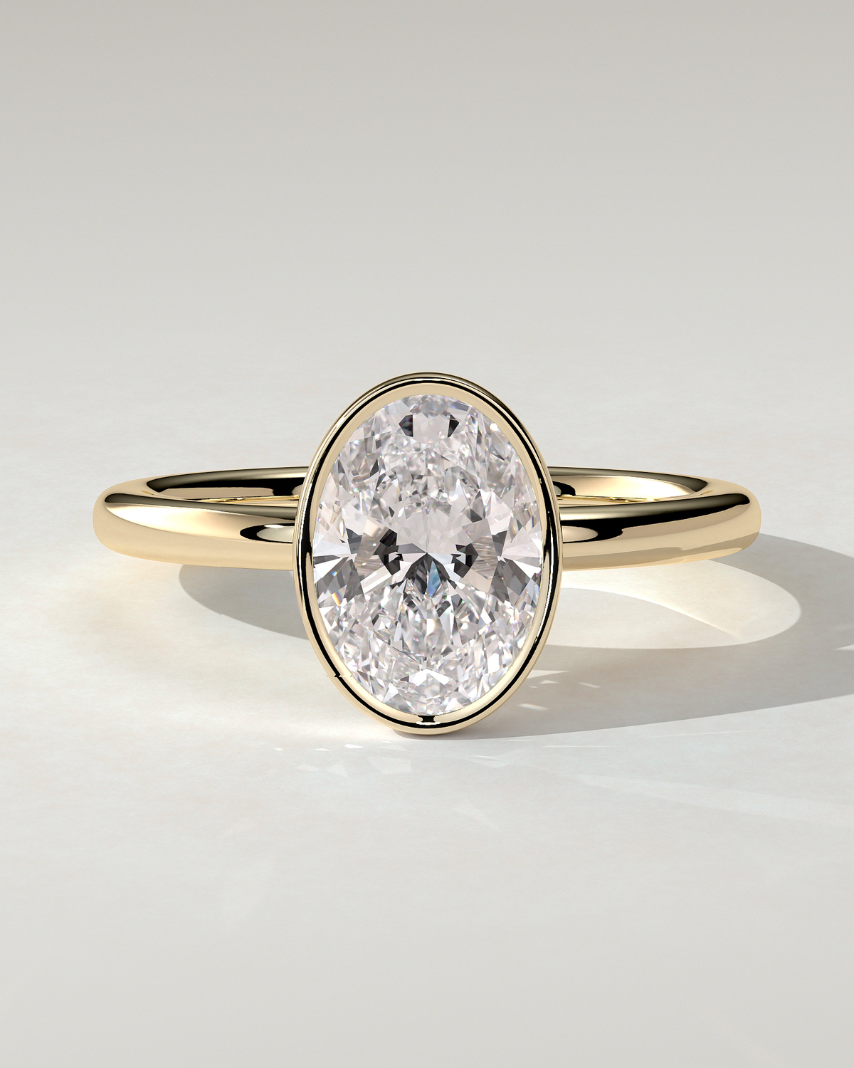 Armani Bezel Round Ring