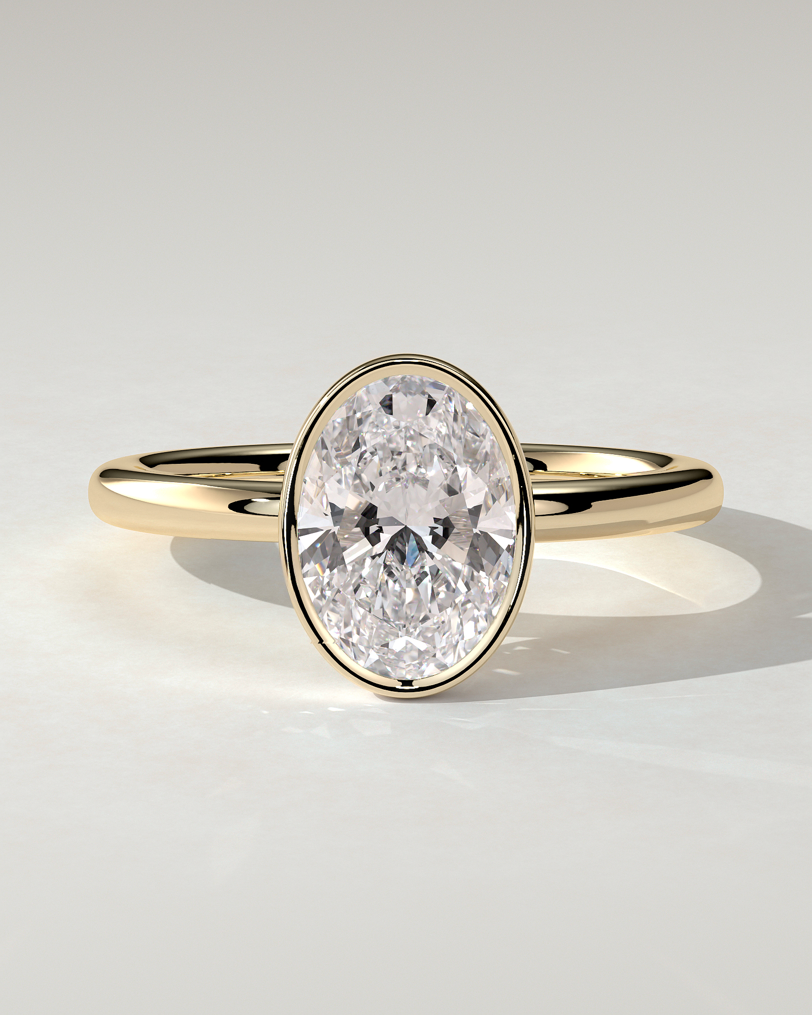 Armani Bezel Round Ring