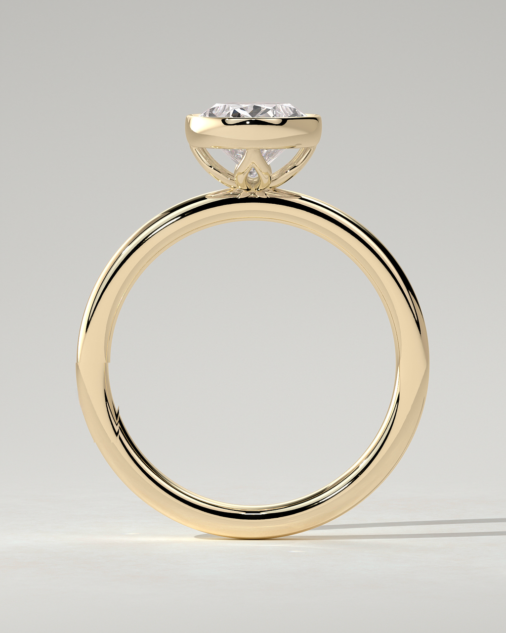 Armani Bezel Round Ring