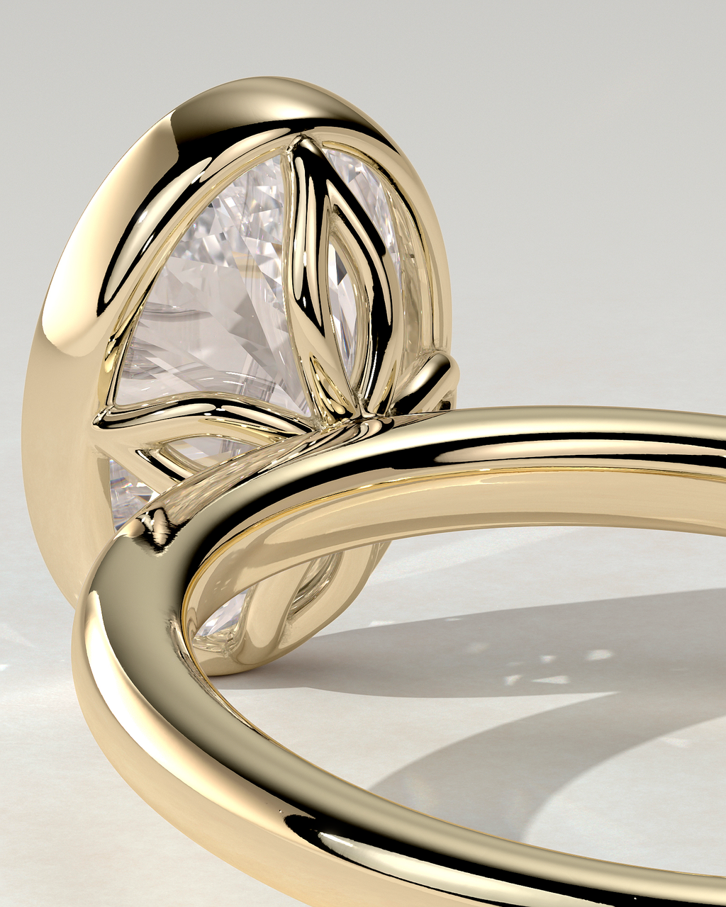 Armani Bezel Round Ring
