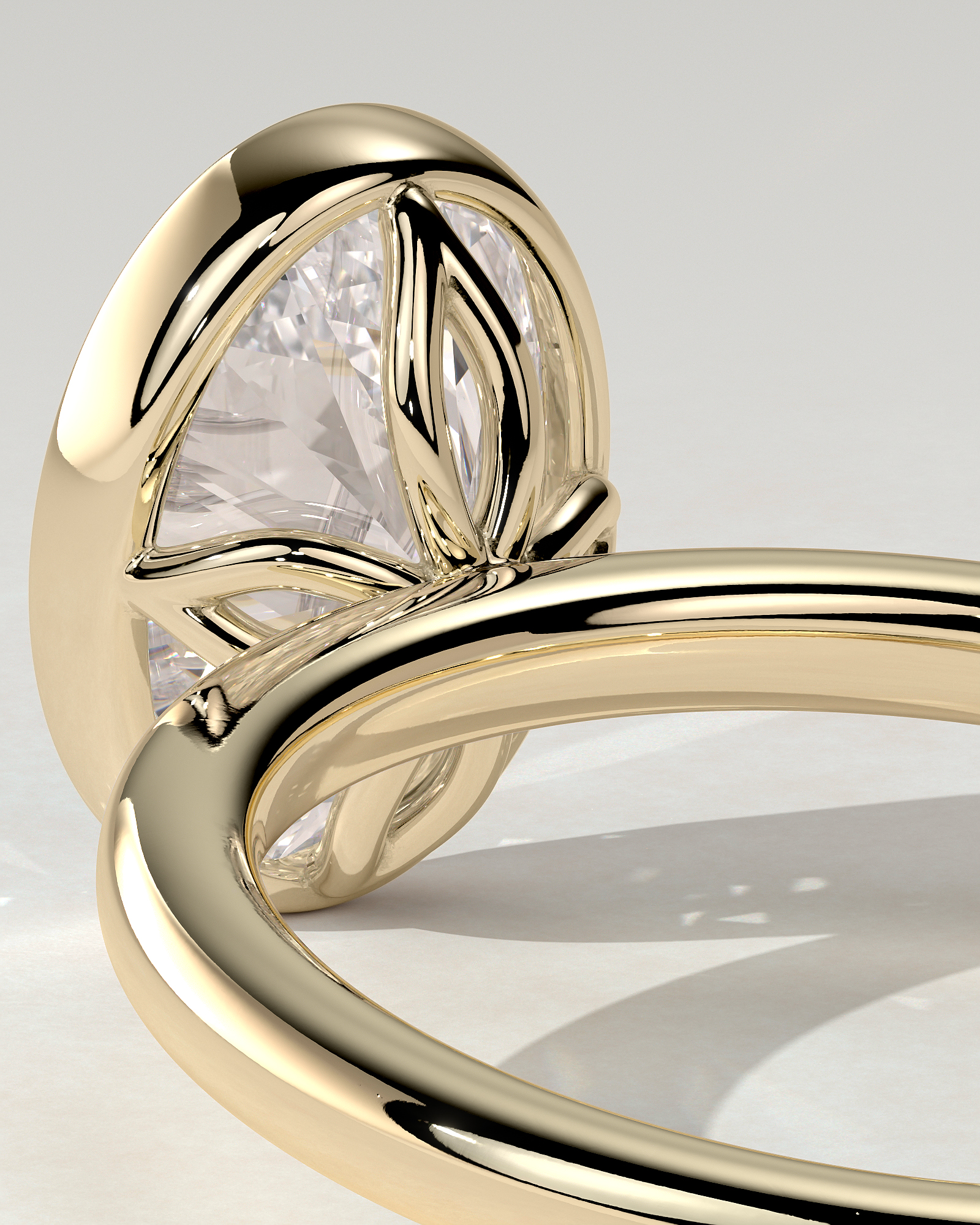 Armani Bezel Round Ring