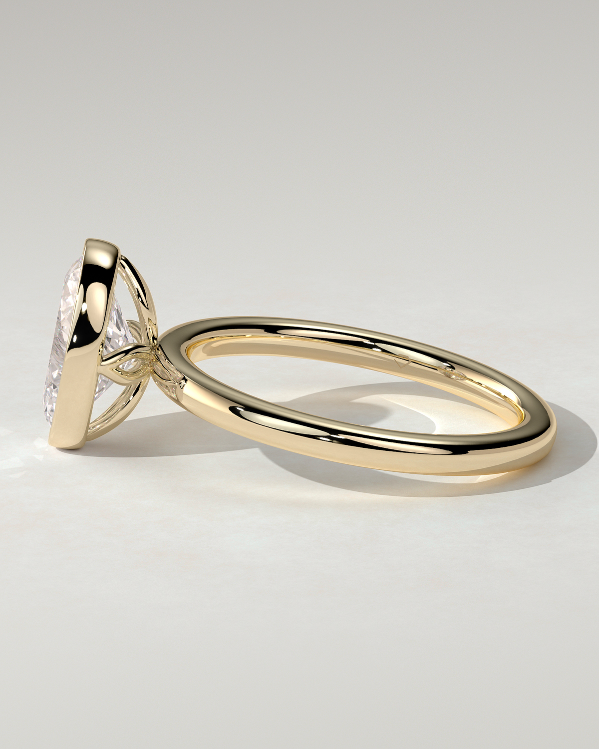 Armani Bezel Round Ring