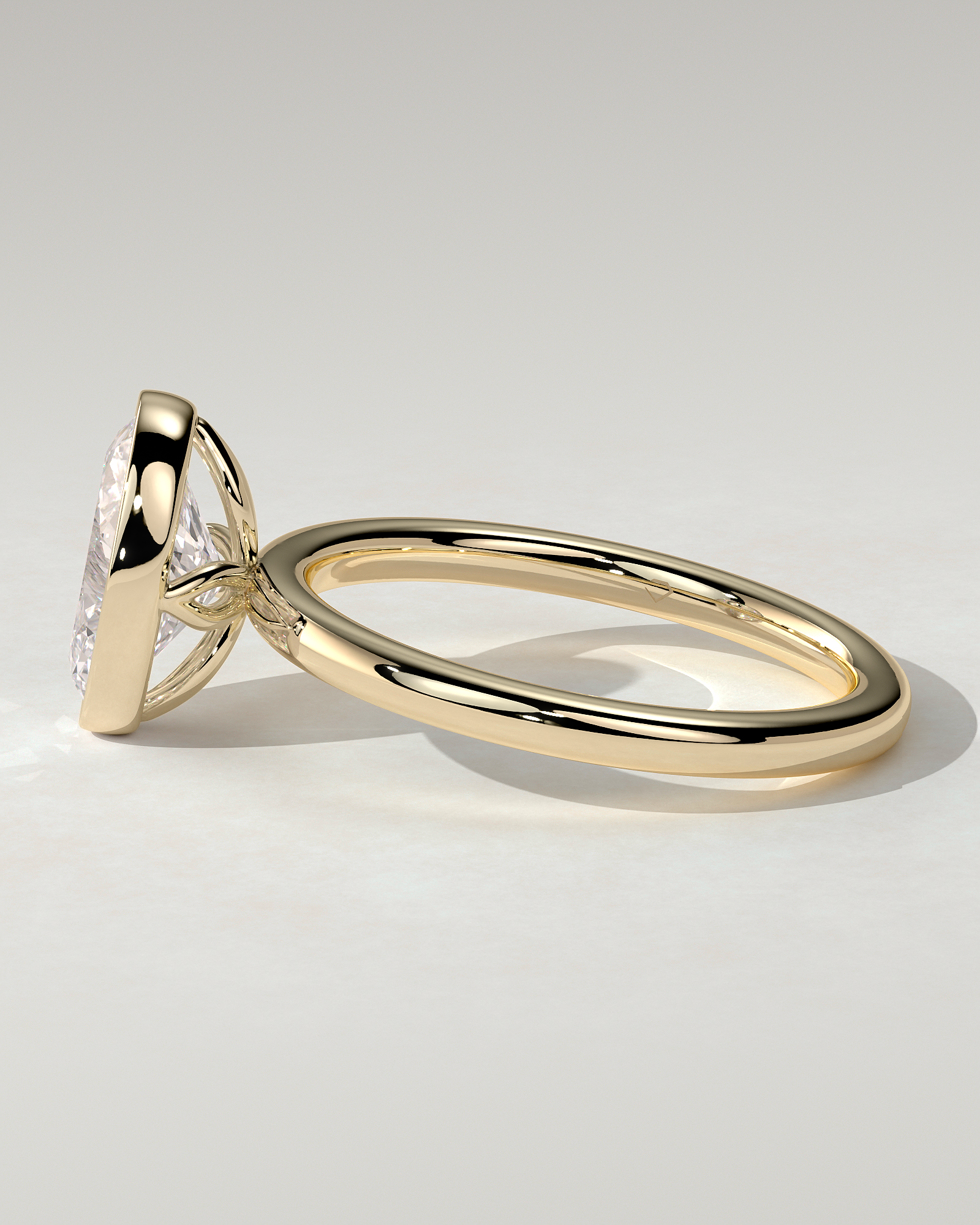 Armani Bezel Round Ring