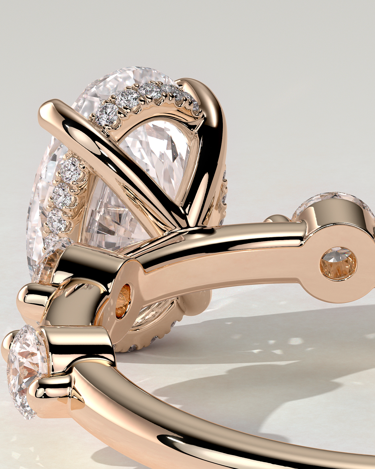 Arwen Solitaire Oval Ring