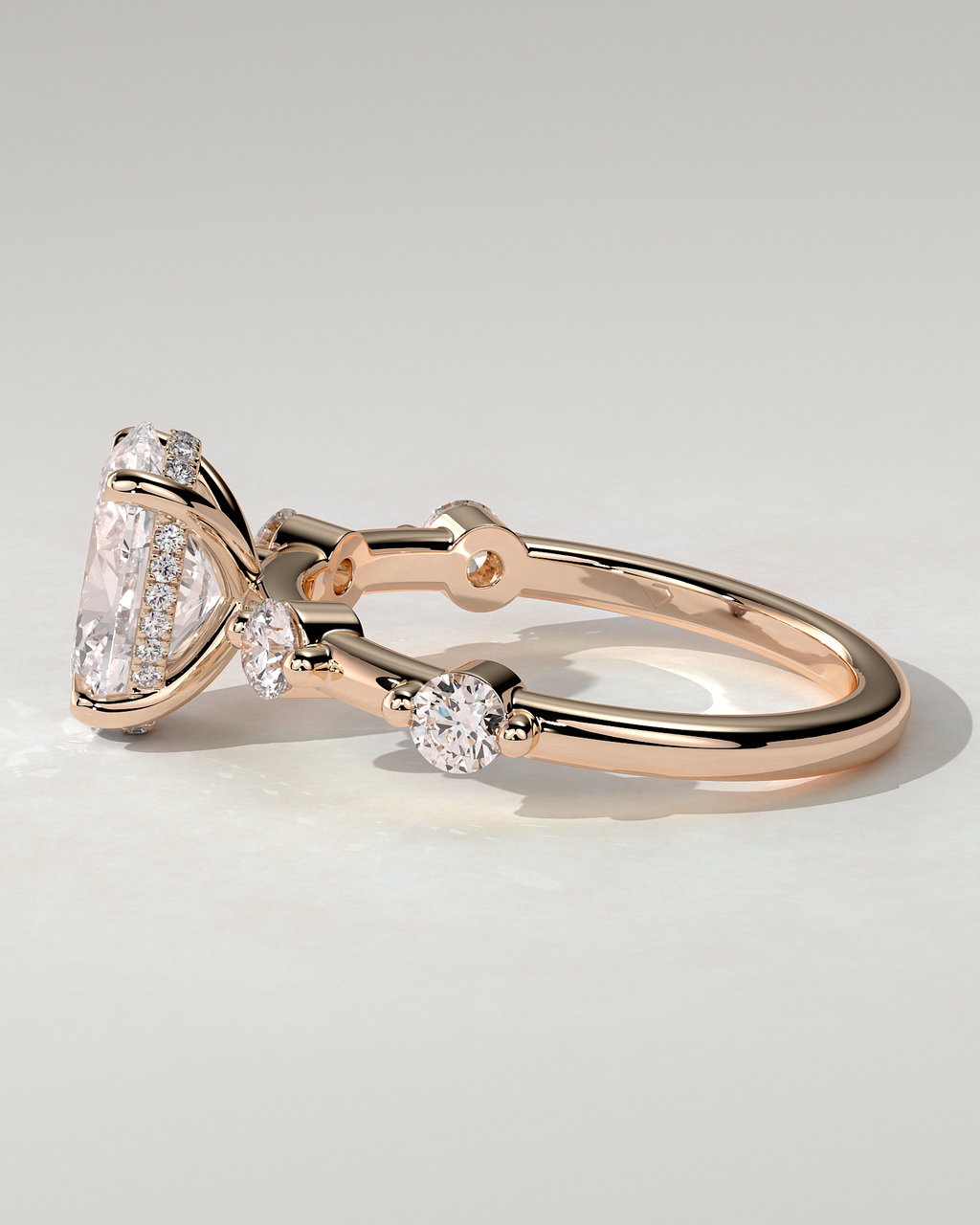 Arwen Solitaire Oval Ring