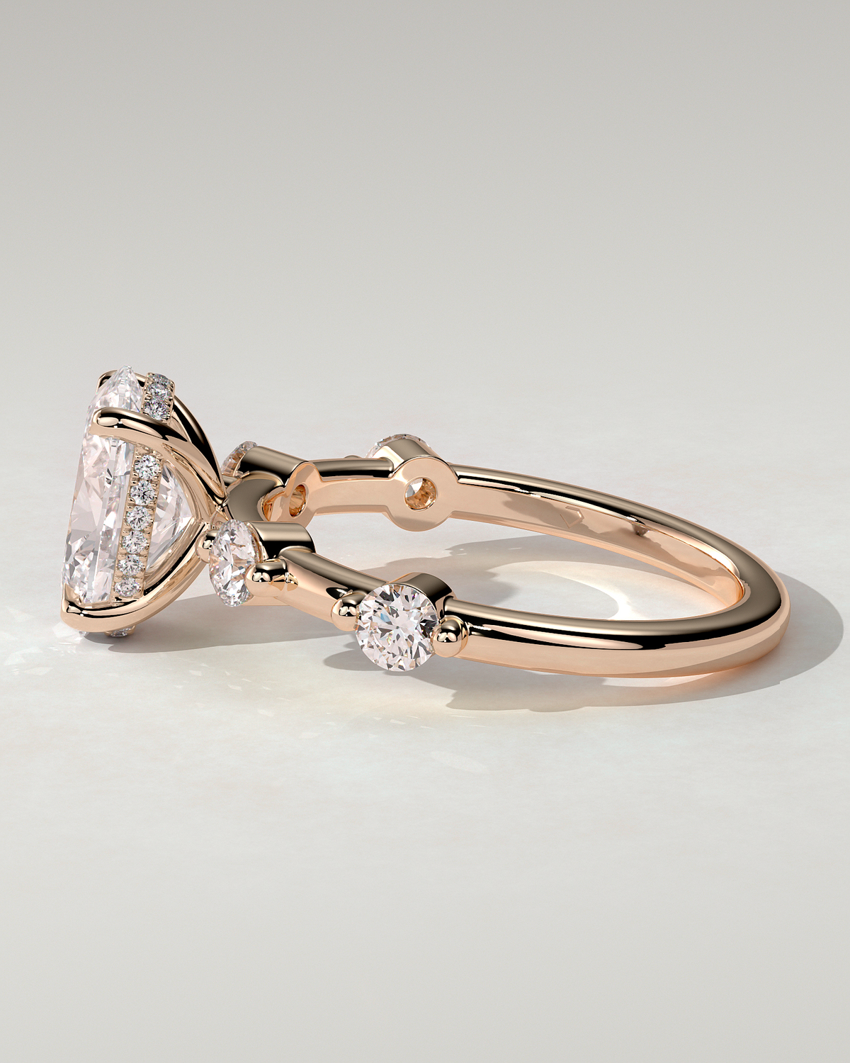 Arwen Solitaire Oval Ring