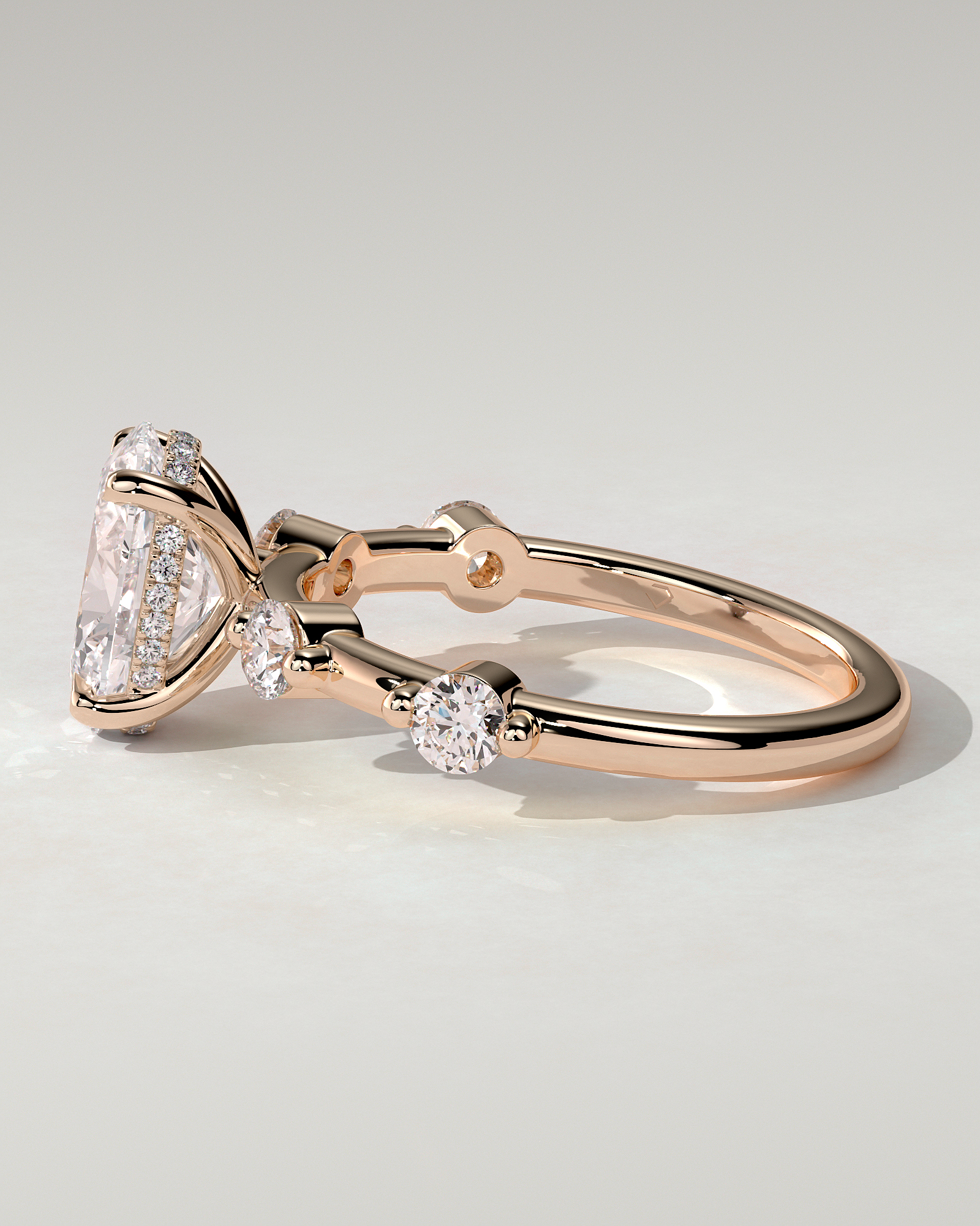 Arwen Solitaire Oval Ring