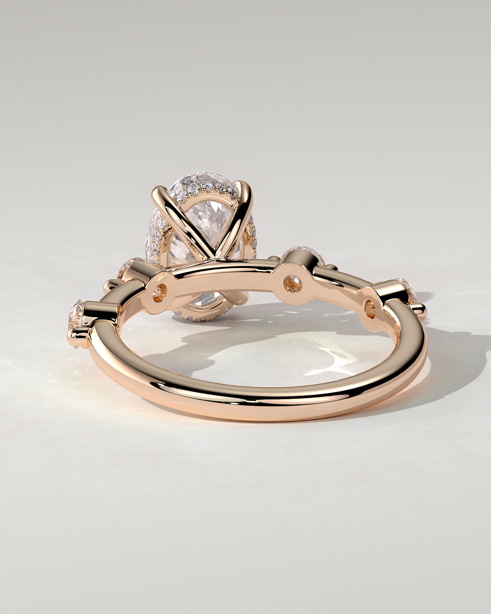 Arwen Solitaire Oval Ring