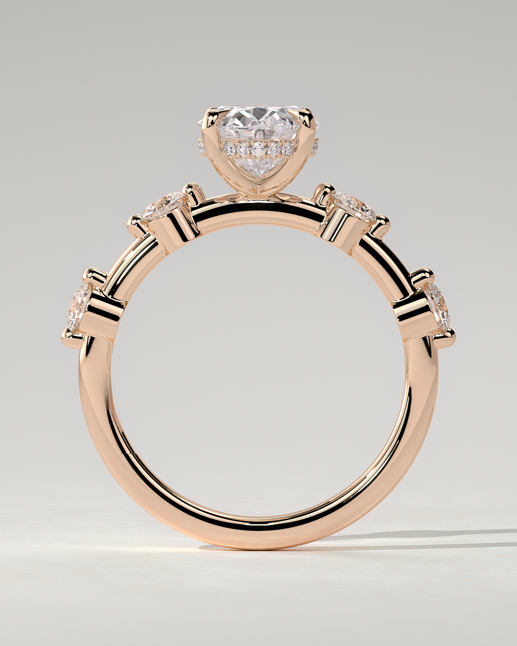 Arwen Solitaire Oval Ring