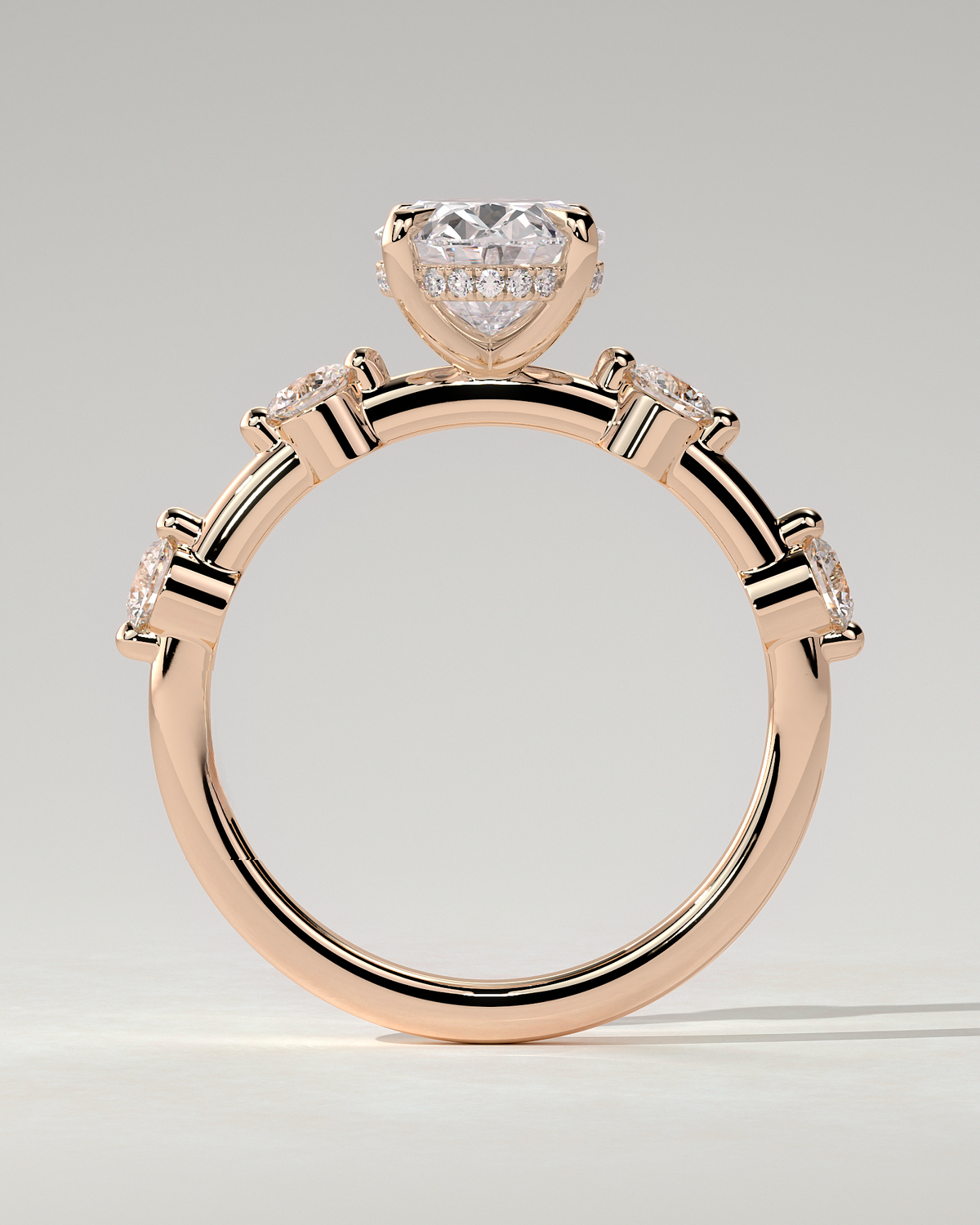 Arwen Solitaire Oval Ring