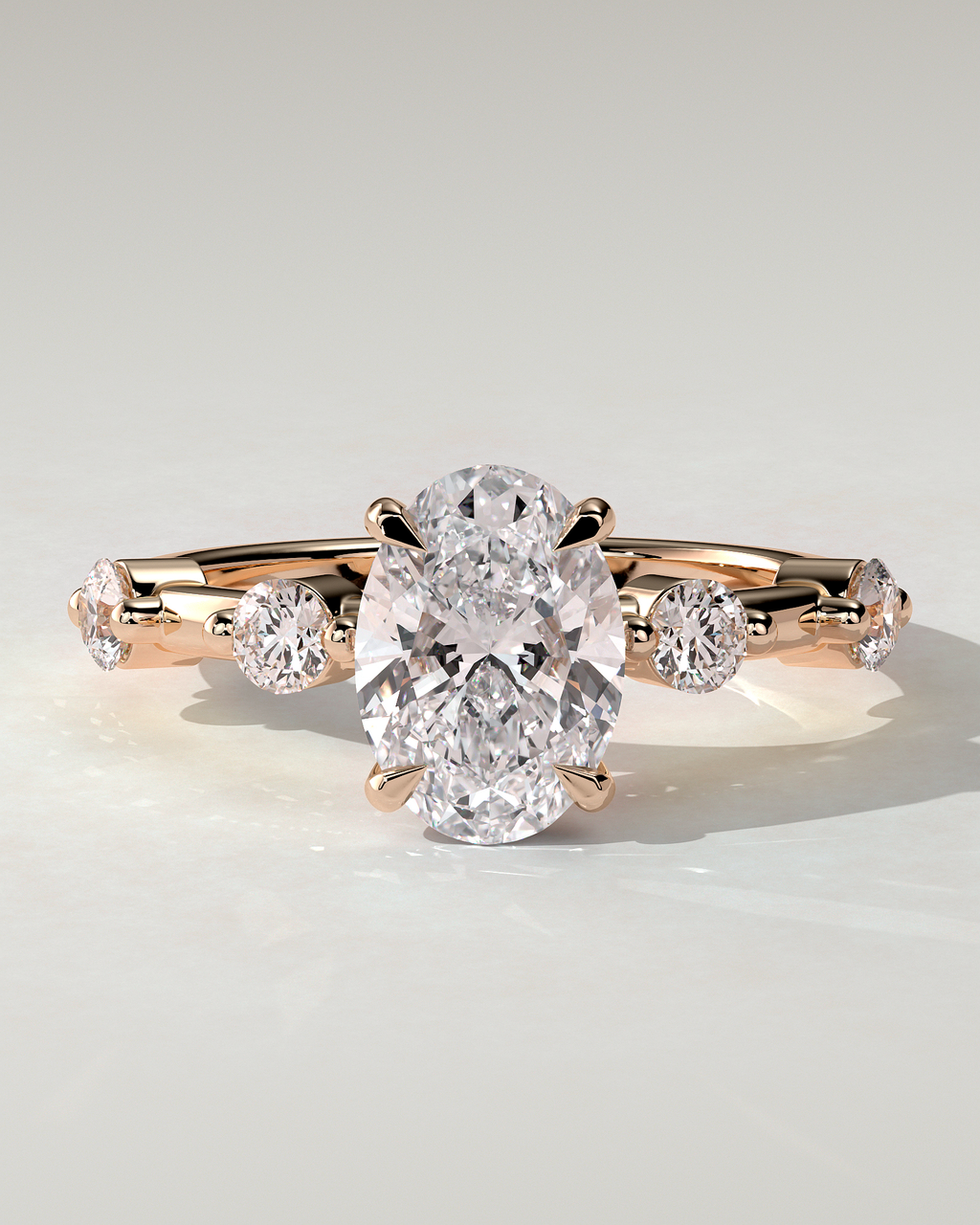 Arwen Solitaire Oval Ring