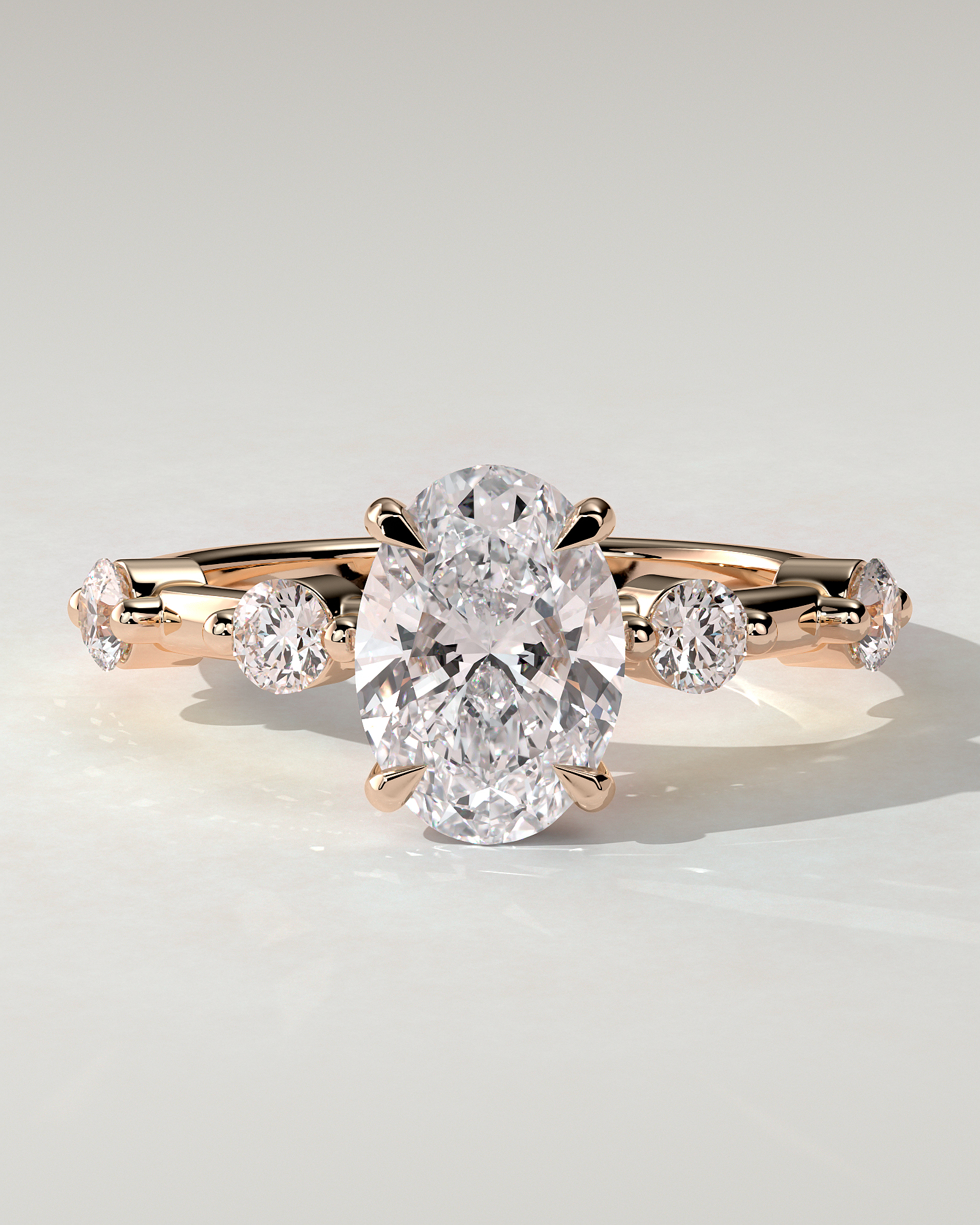 Arwen Solitaire Oval Ring