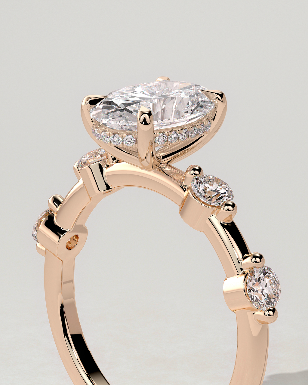 Arwen Solitaire Oval Ring