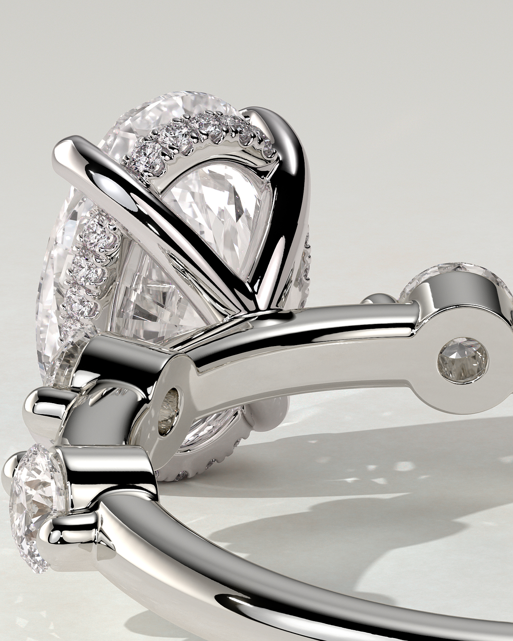 Arwen Solitaire Oval Ring