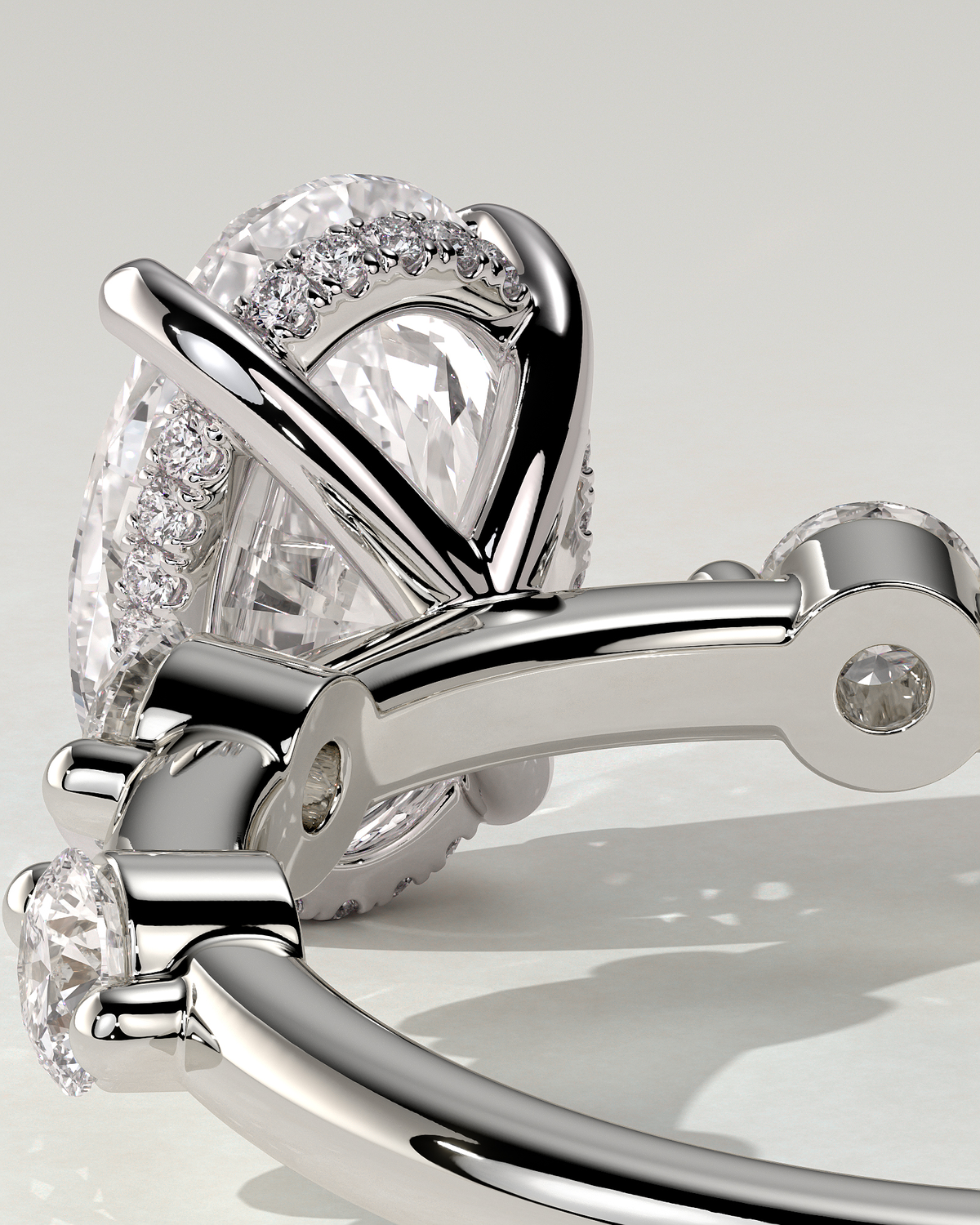 Arwen Solitaire Oval Ring