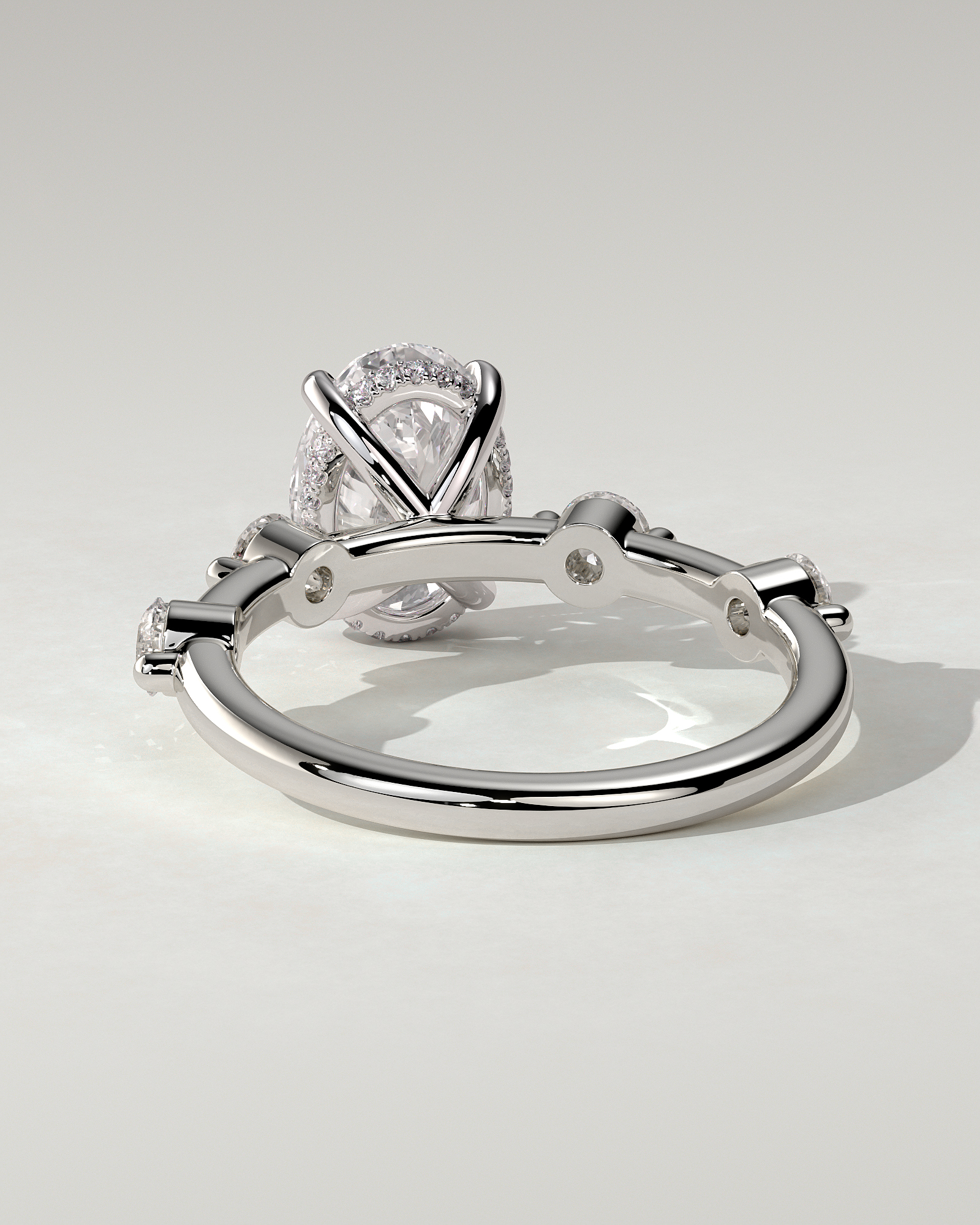 Arwen Solitaire Oval Ring