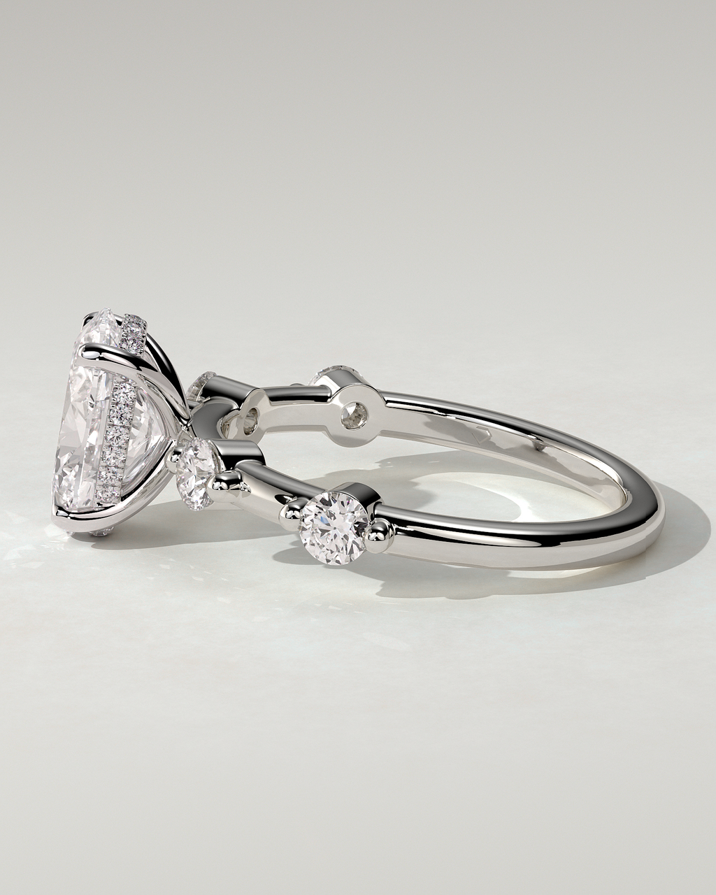 Arwen Solitaire Oval Ring