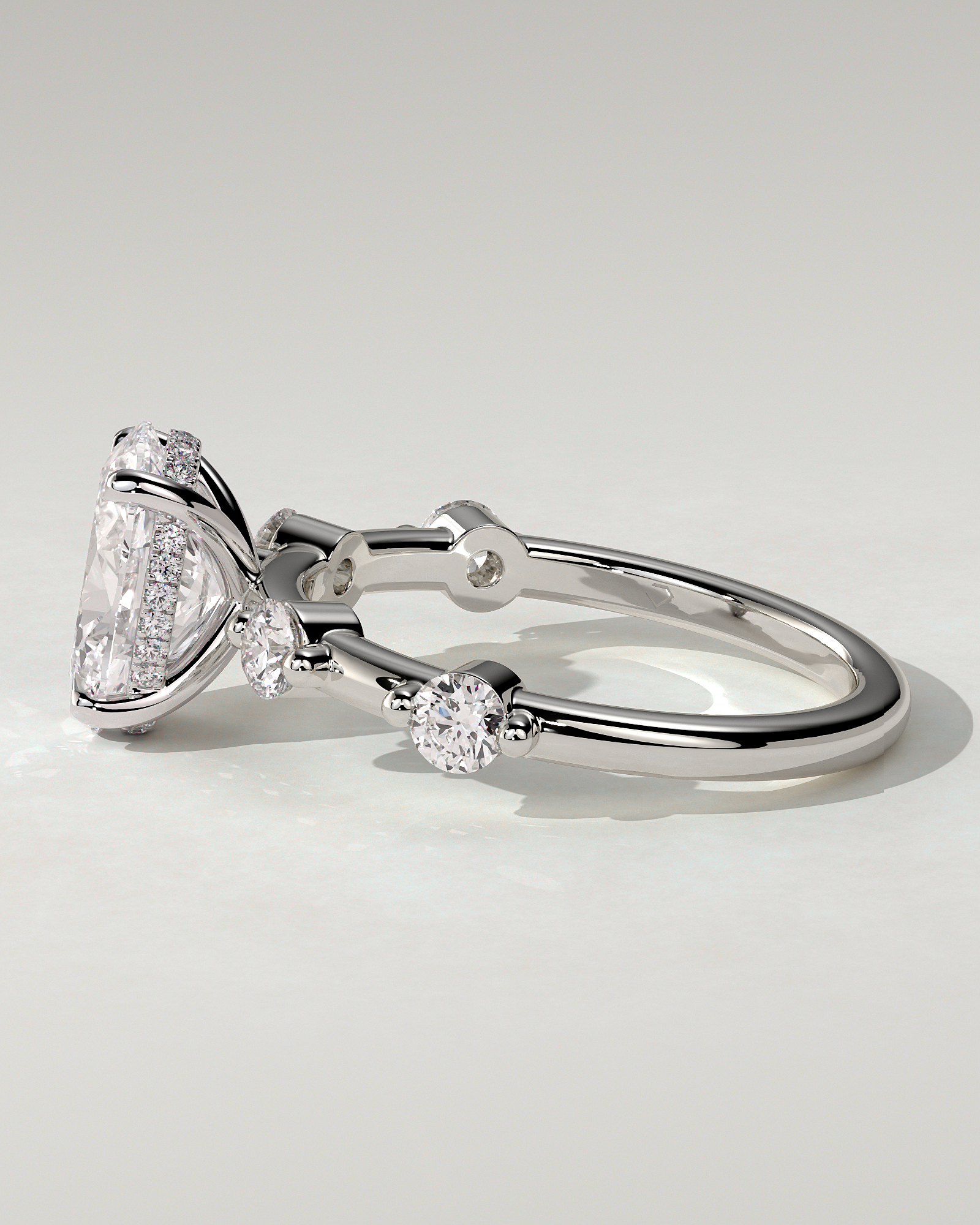 Arwen Solitaire Oval Ring