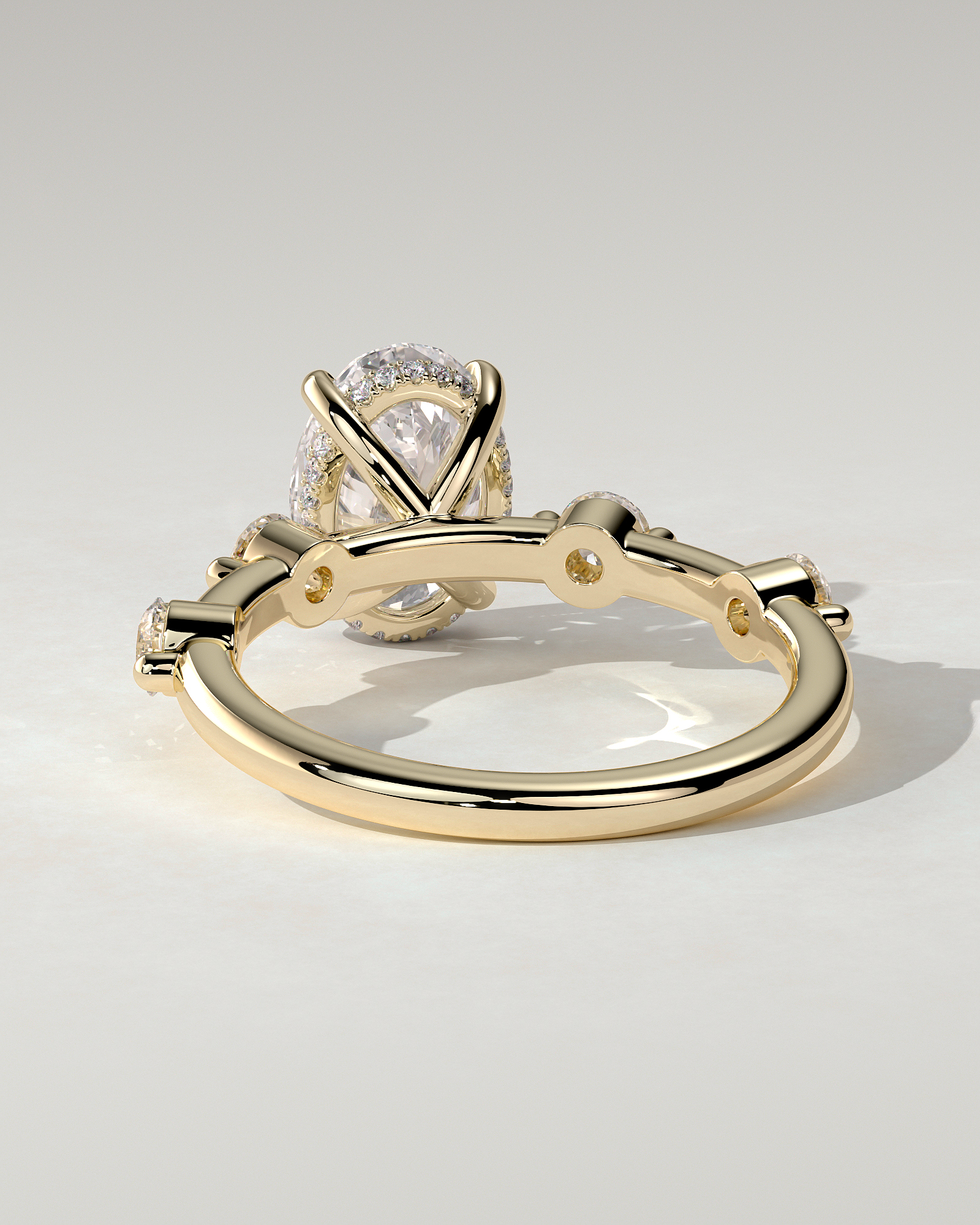 Arwen Solitaire Oval Ring