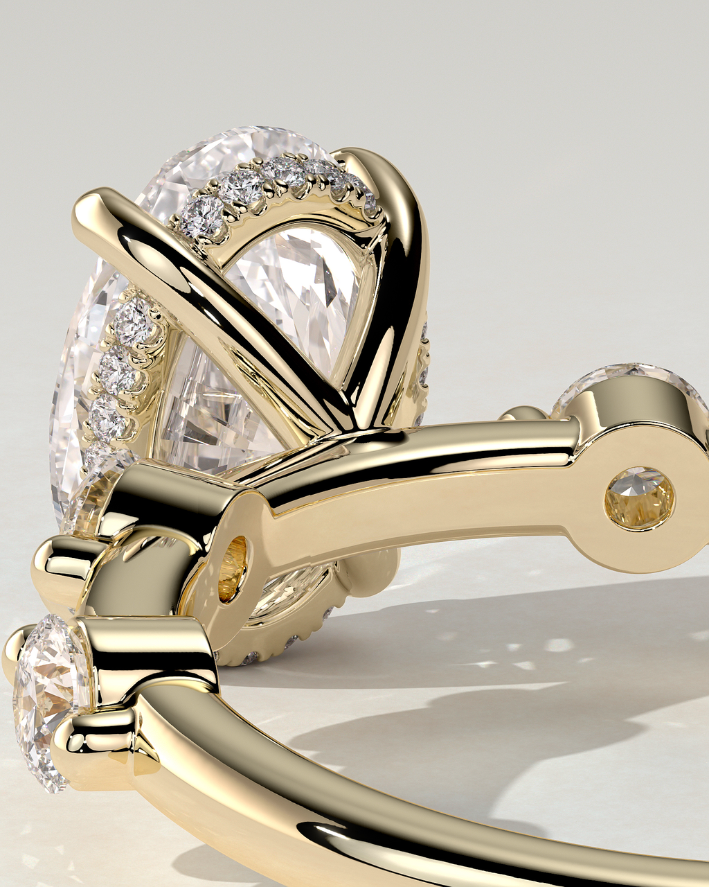 Arwen Solitaire Oval Ring
