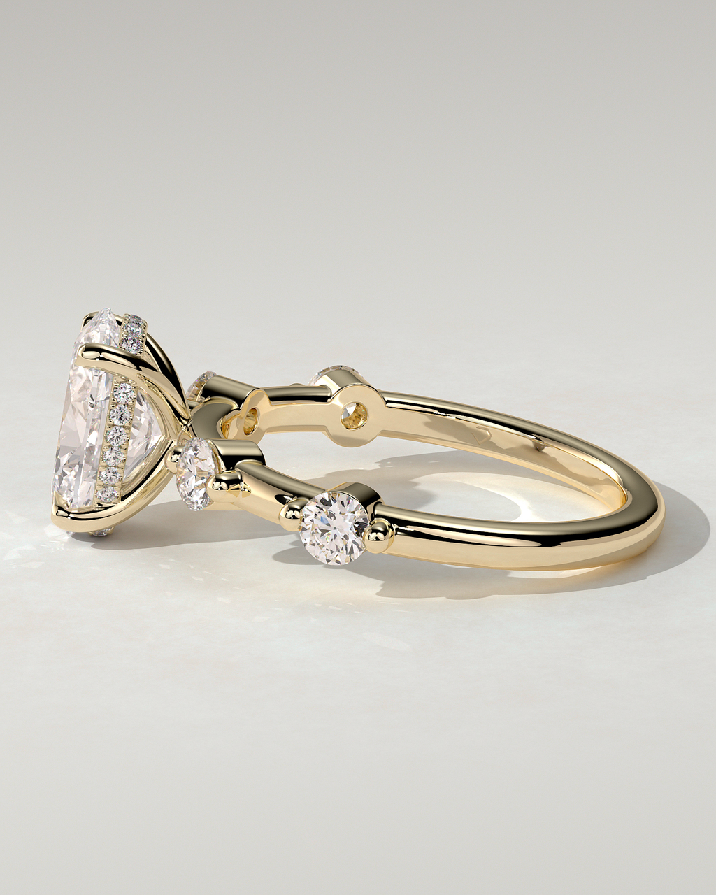 Arwen Solitaire Oval Ring