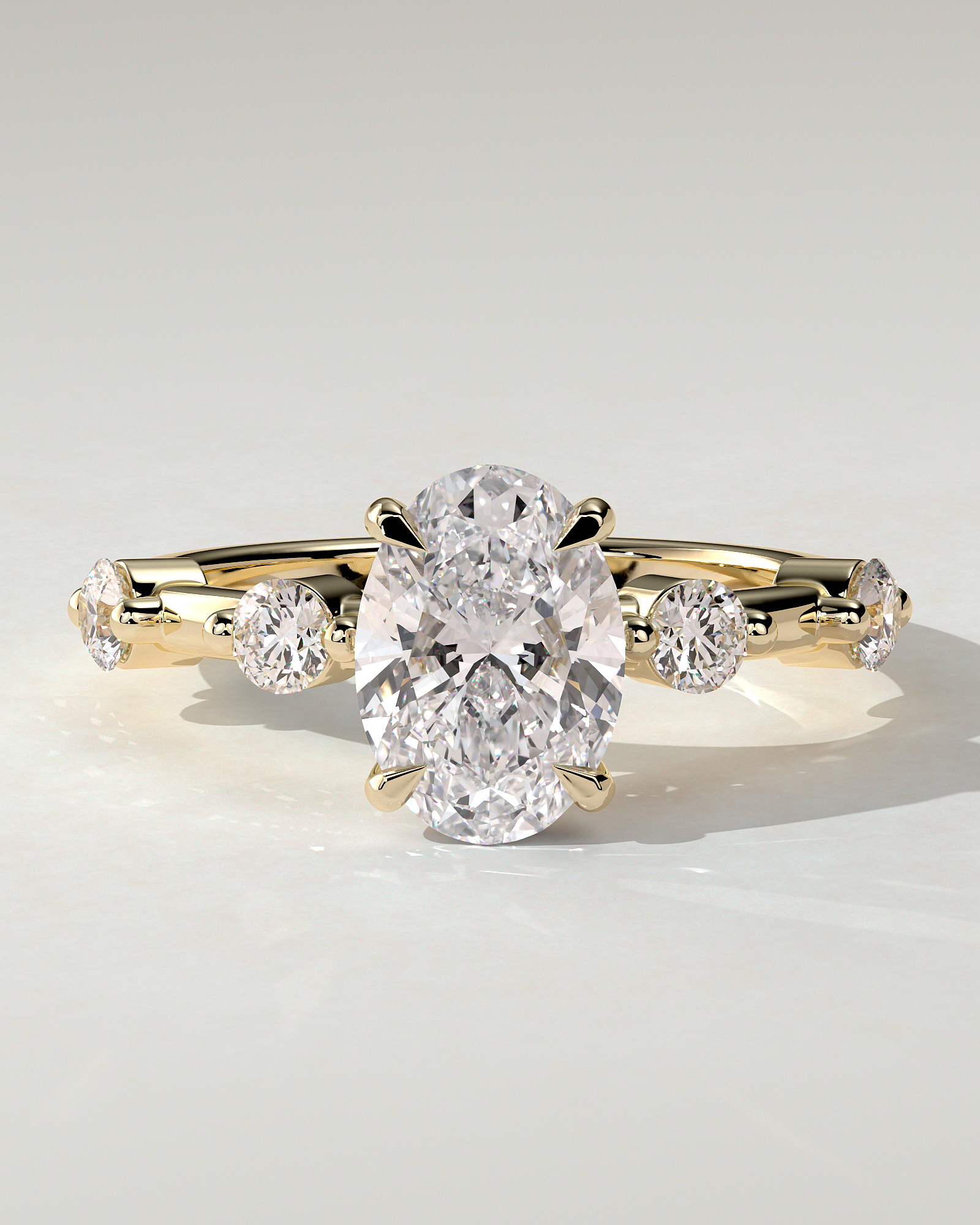 Arwen Solitaire Oval Ring
