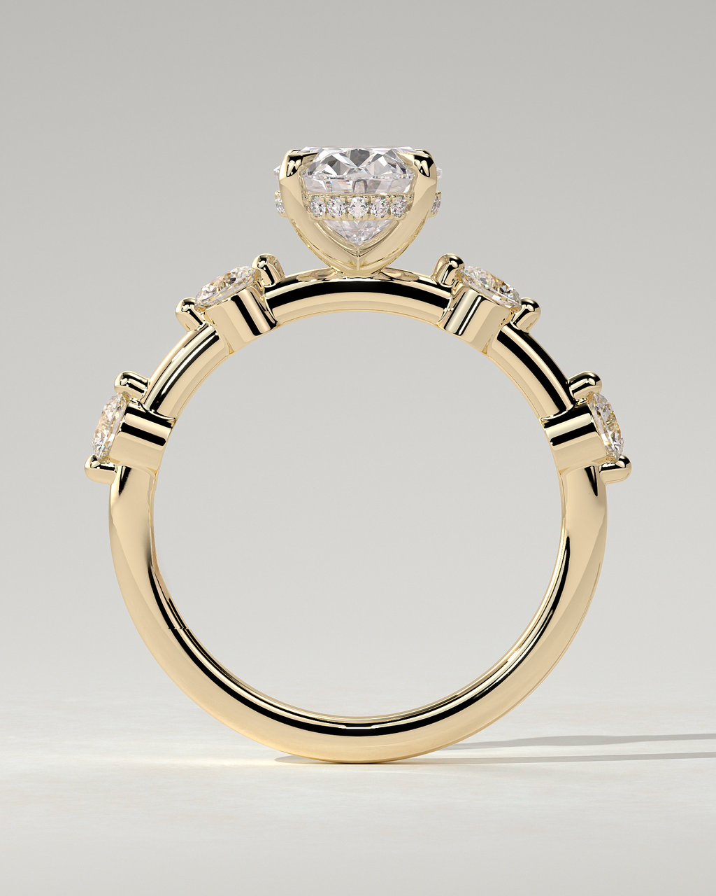 Arwen Solitaire Oval Ring