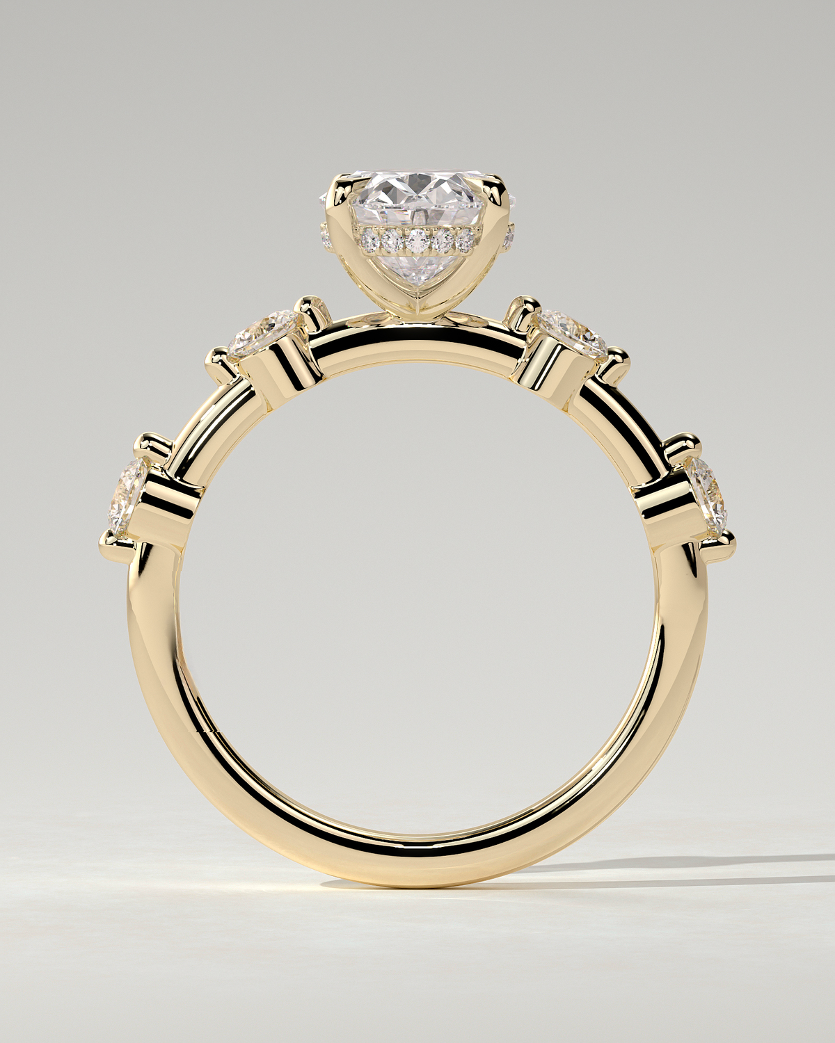 Arwen Solitaire Oval Ring