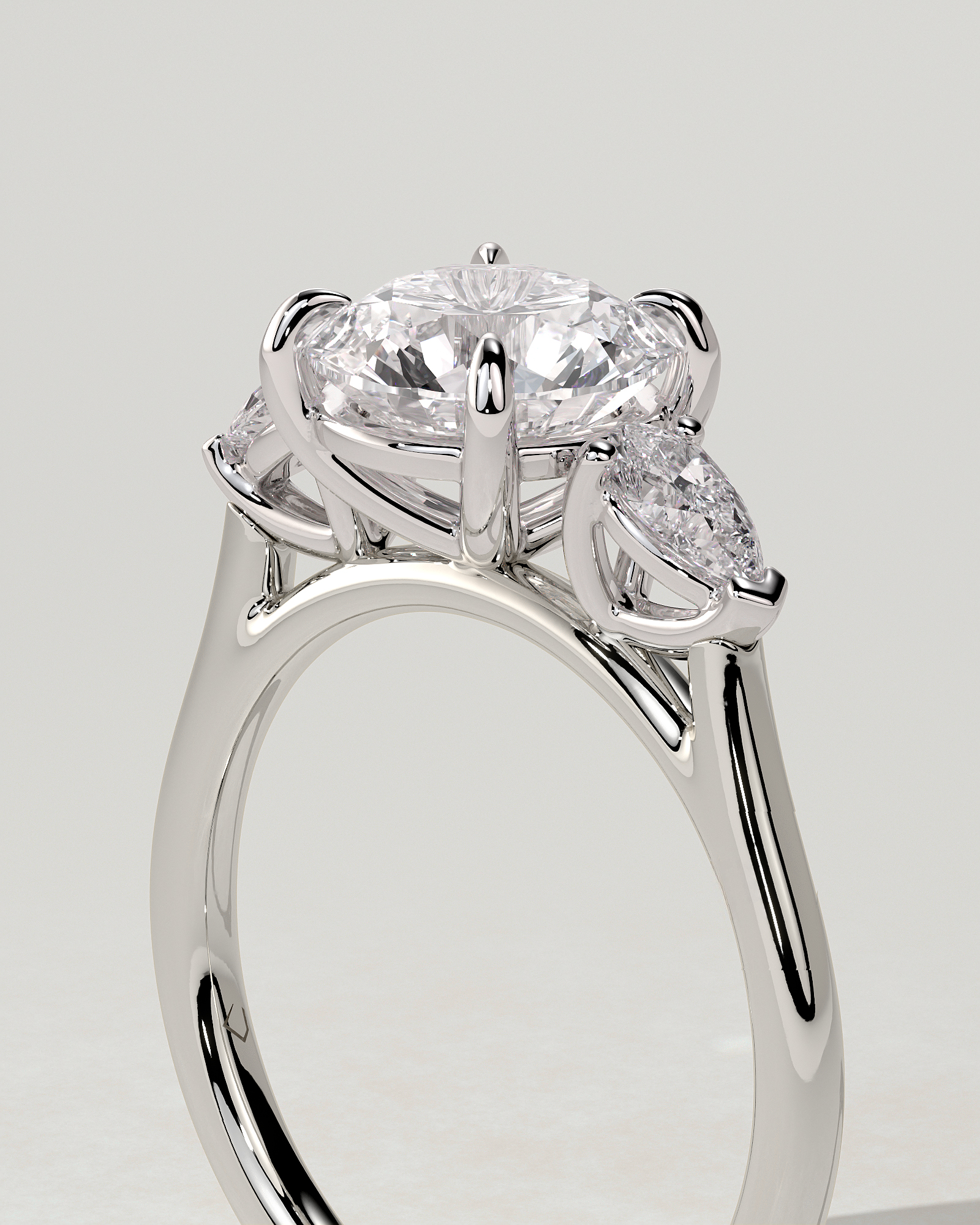 Arya Trilogy Round Ring
